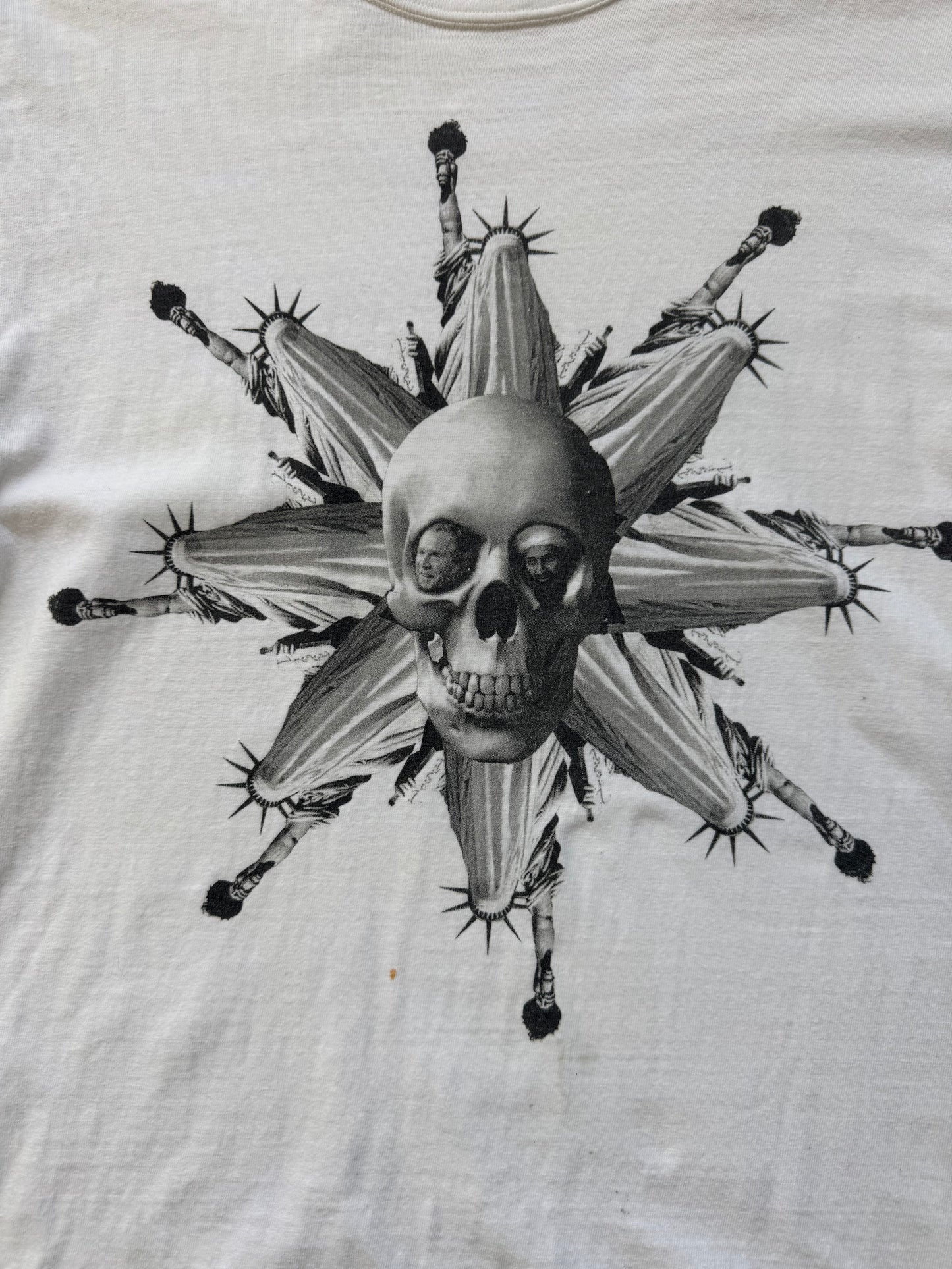Undercover AW03 Bin Laden/Bush Skull Short Sleeve (L)