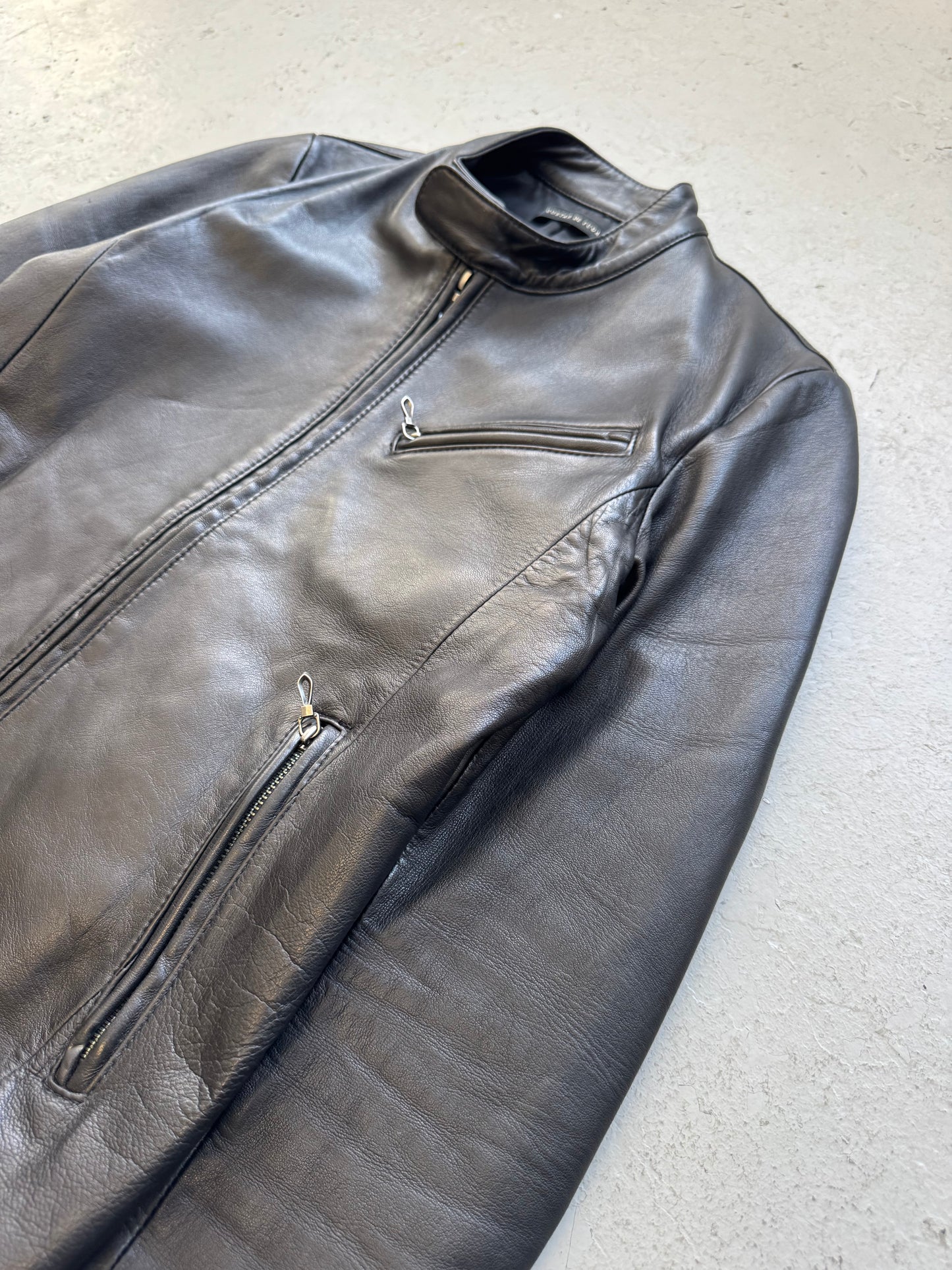 Gostar De Fuga Black Leather Jacket (44)