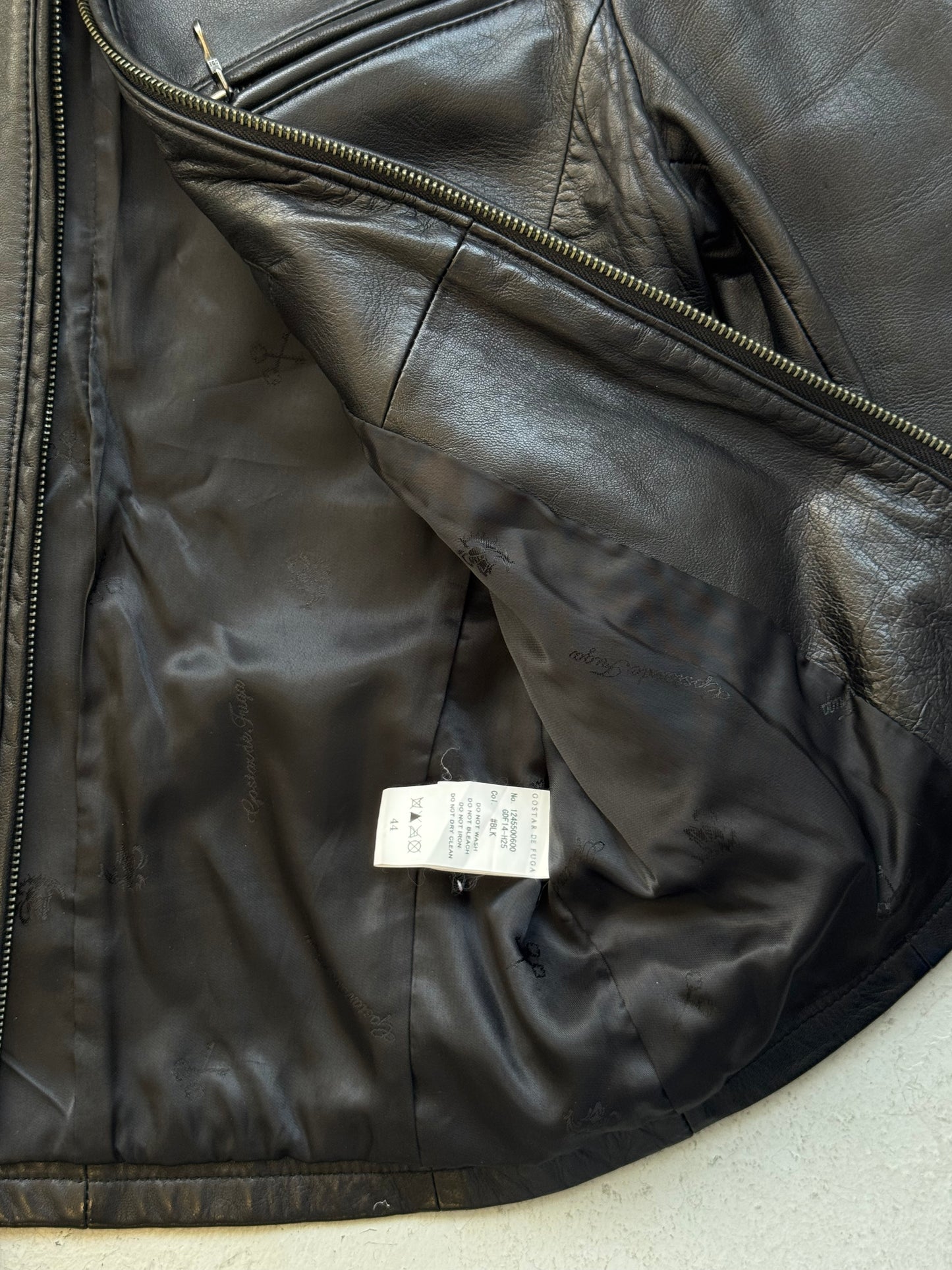 Gostar De Fuga Black Leather Jacket (44)