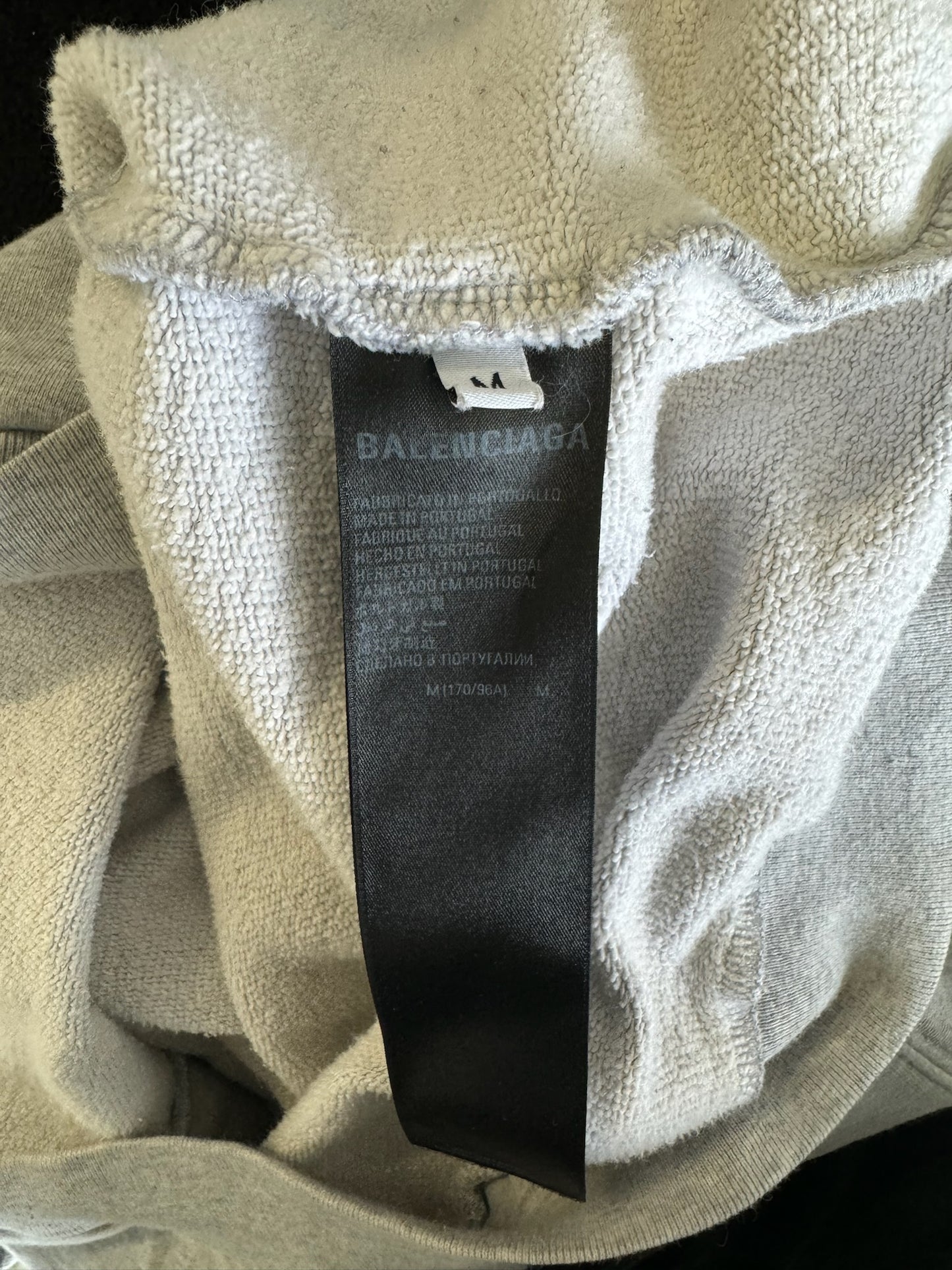 Balenciaga 3B Grey Sweatshirt (M)