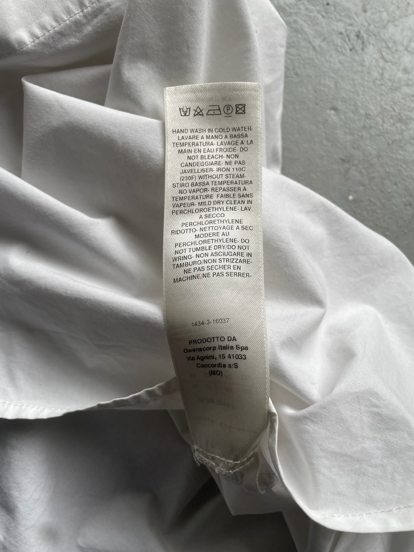 Rick Owens FOGACHINE FW20 Chalk White Button Up (52)