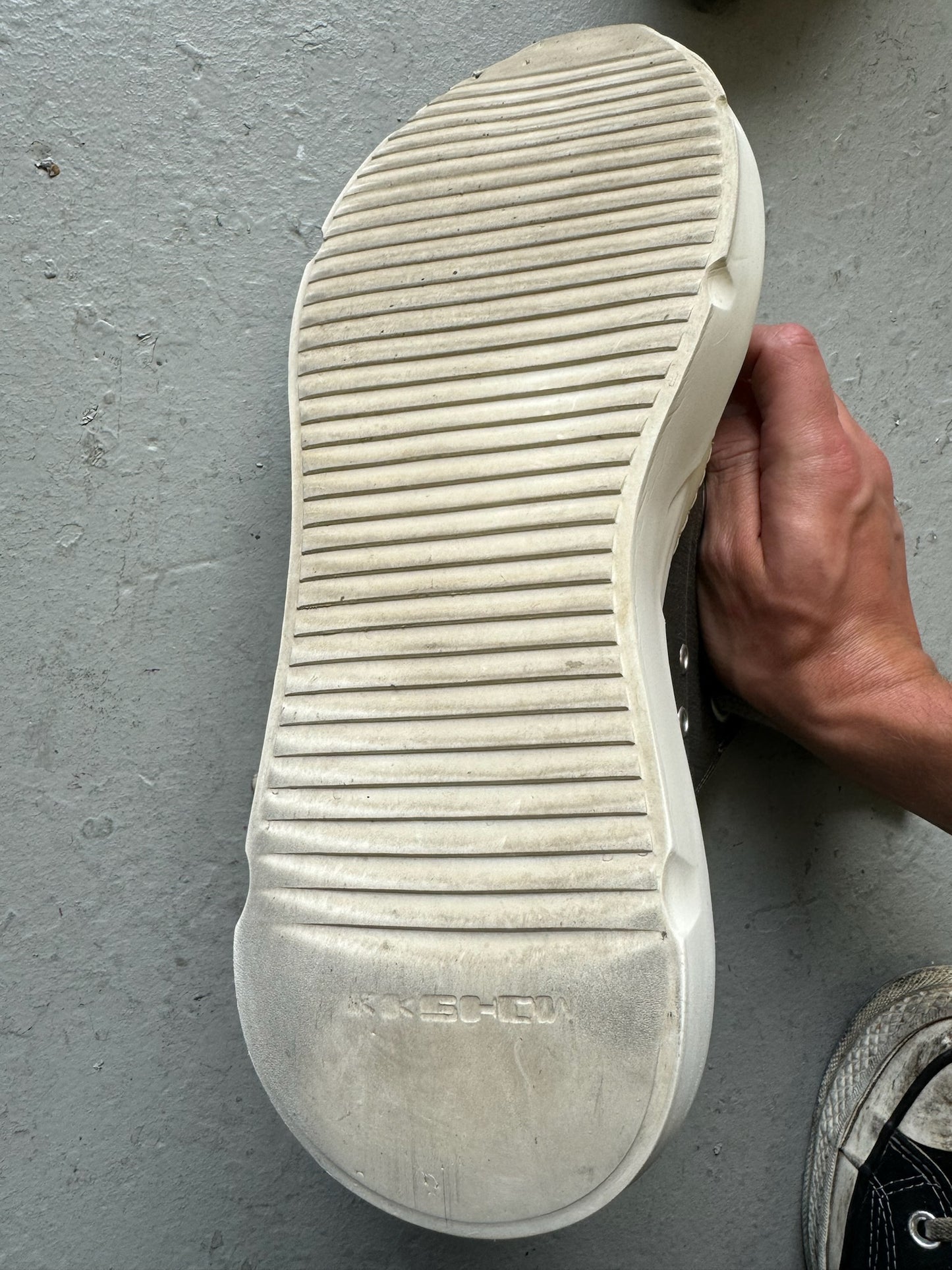 Rick Owens Drkshdw Abstract Jumbo Laced Low Top Sneakers (45)