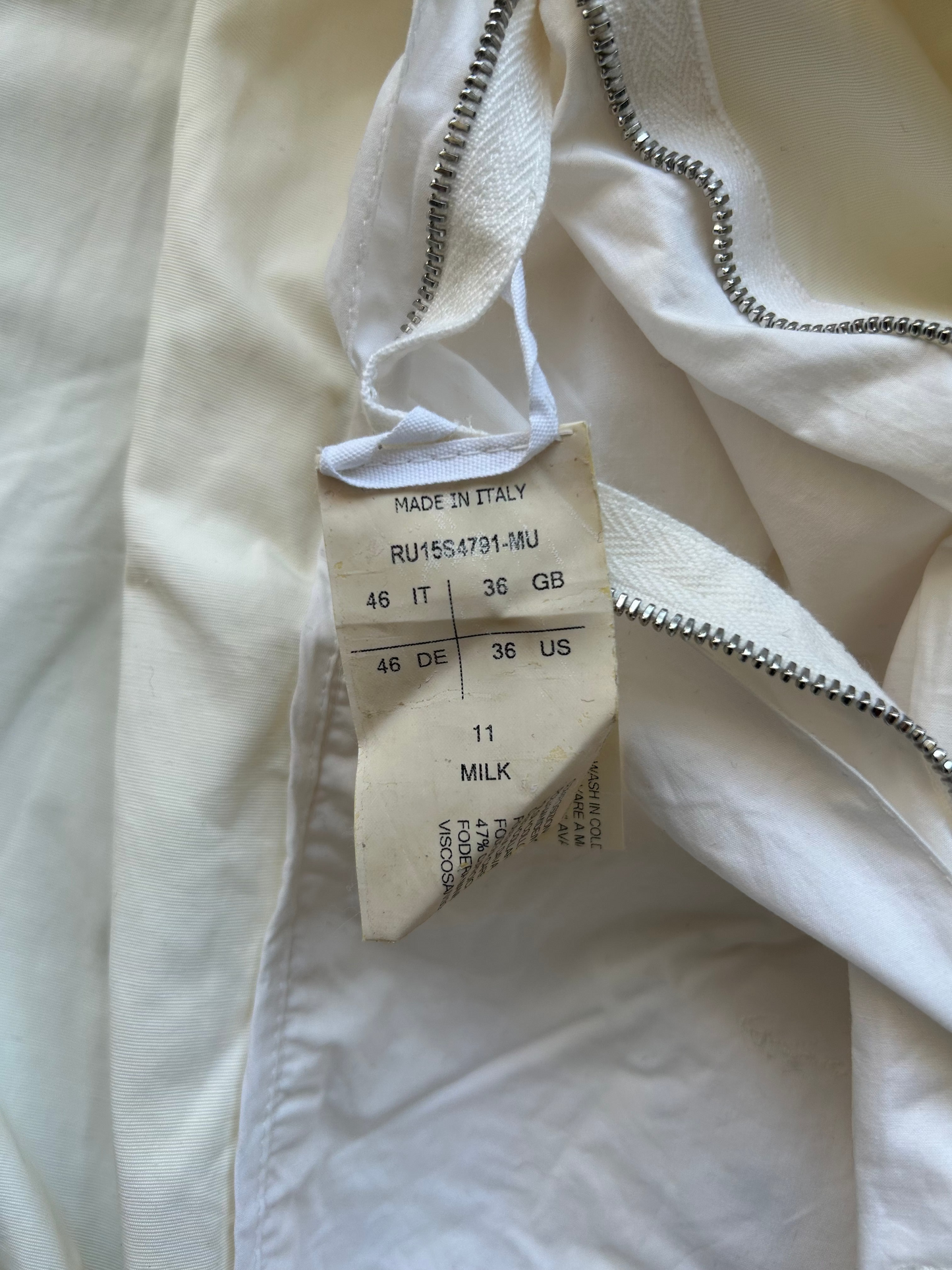 Rick Owens SS15 Faun Milk Cotton Nylon Blend Bomber (46)