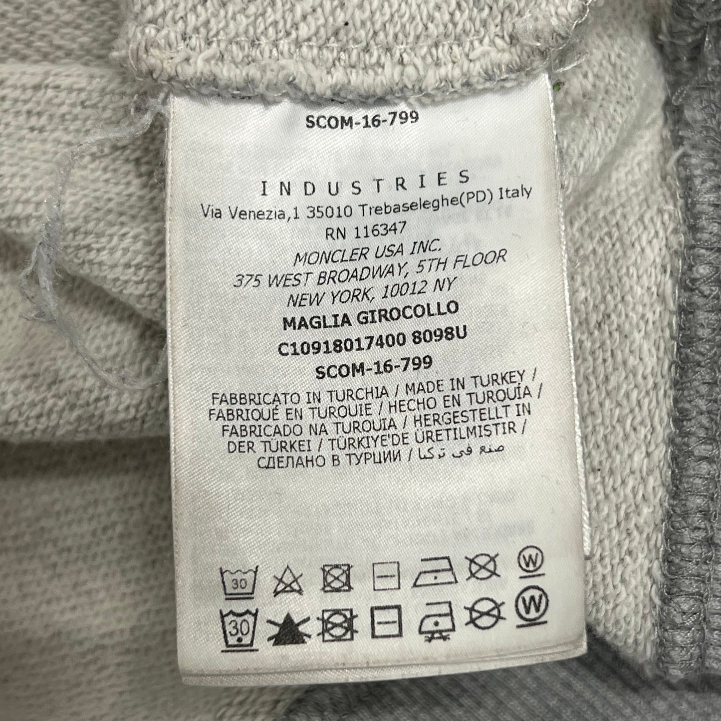 Moncler 17SS Arm Band Sweater (L)