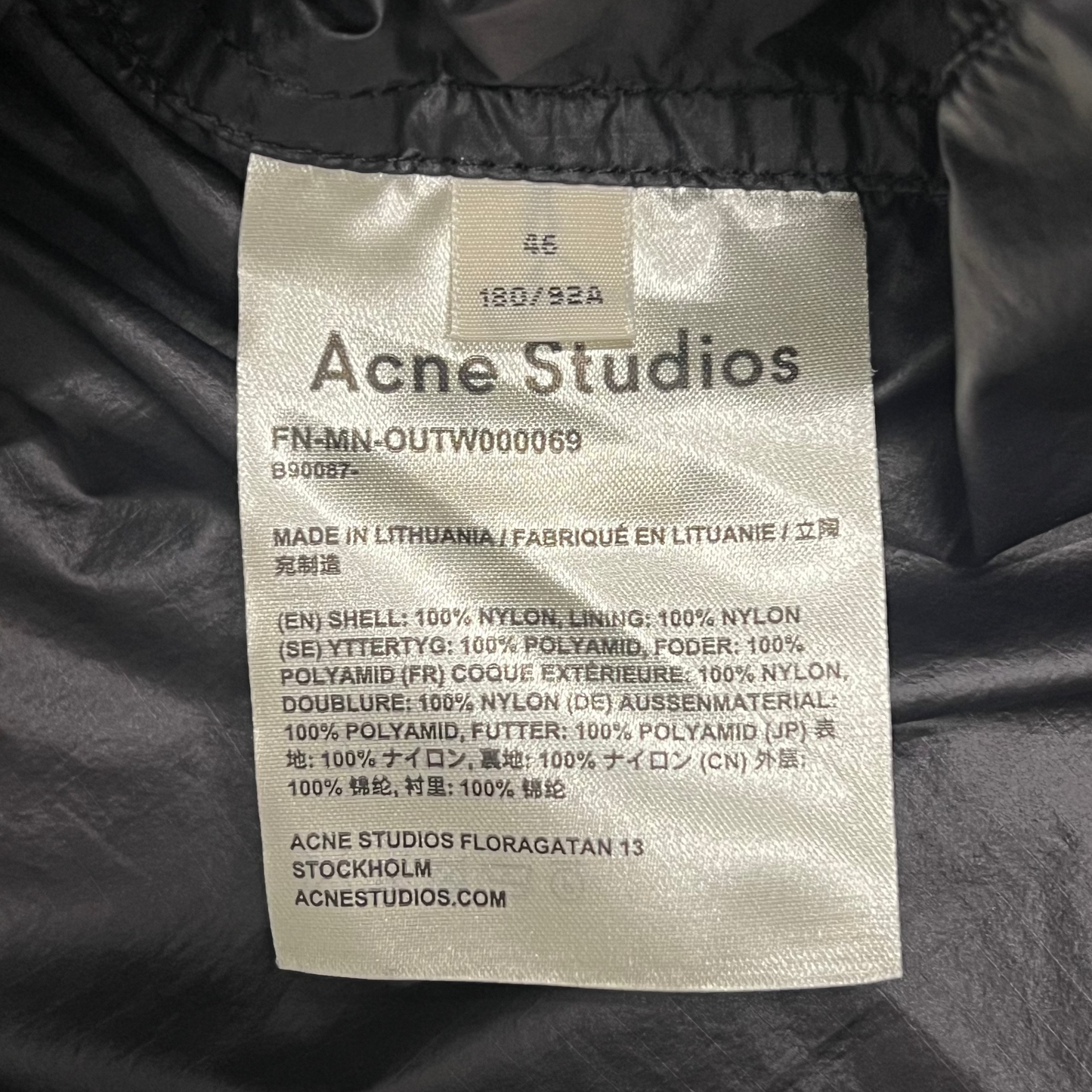 Acne Studios White Button Up Light Jacket (M)