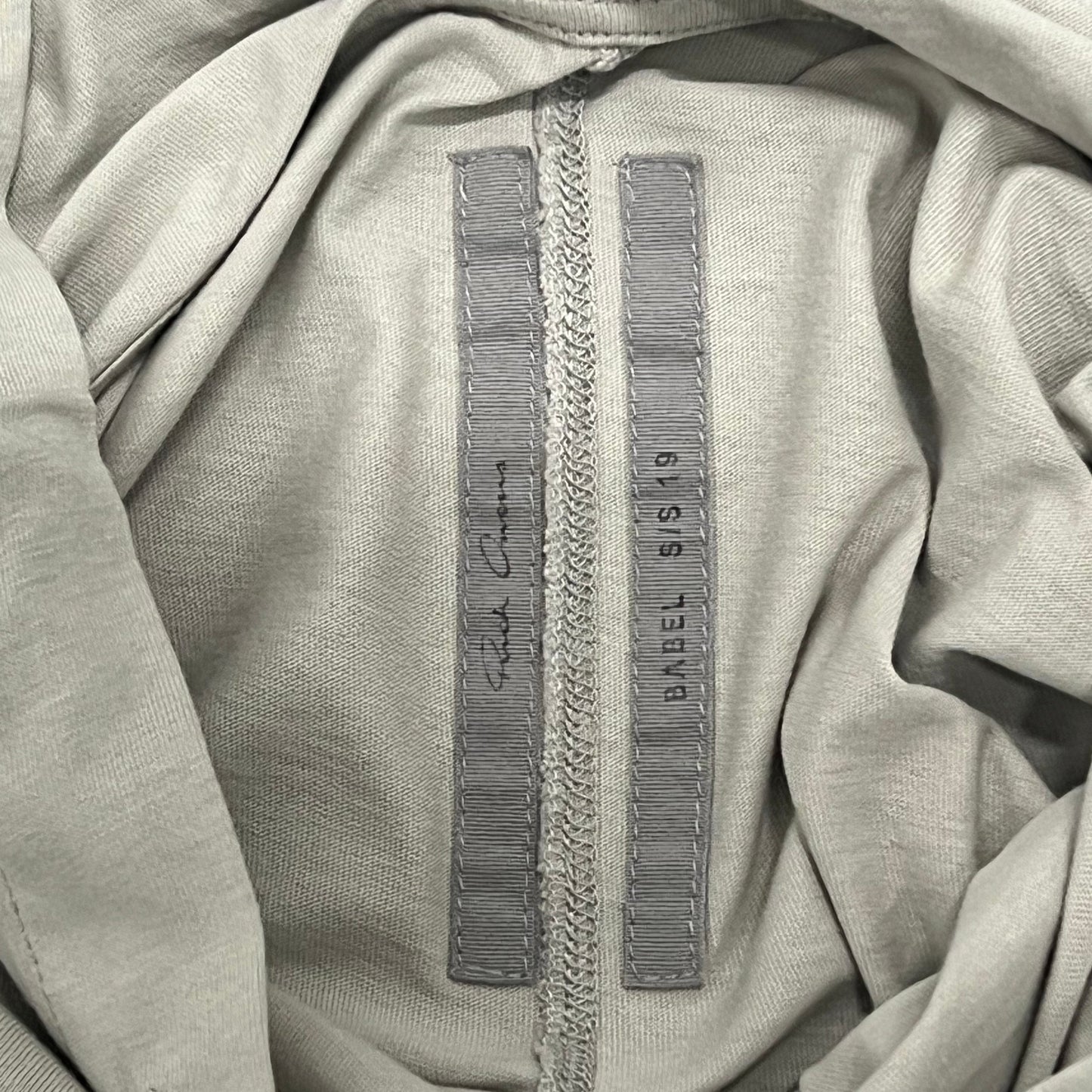 Rick Owens Mainline Light Oyster Hoodie (S)