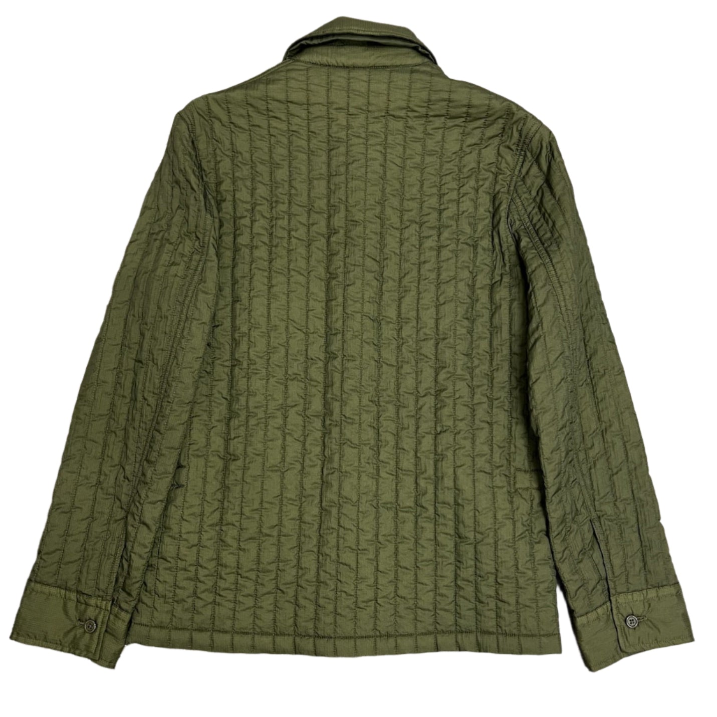 Helmut Lang Quilted Parachute Bondage Worker Jacket Olive (S)