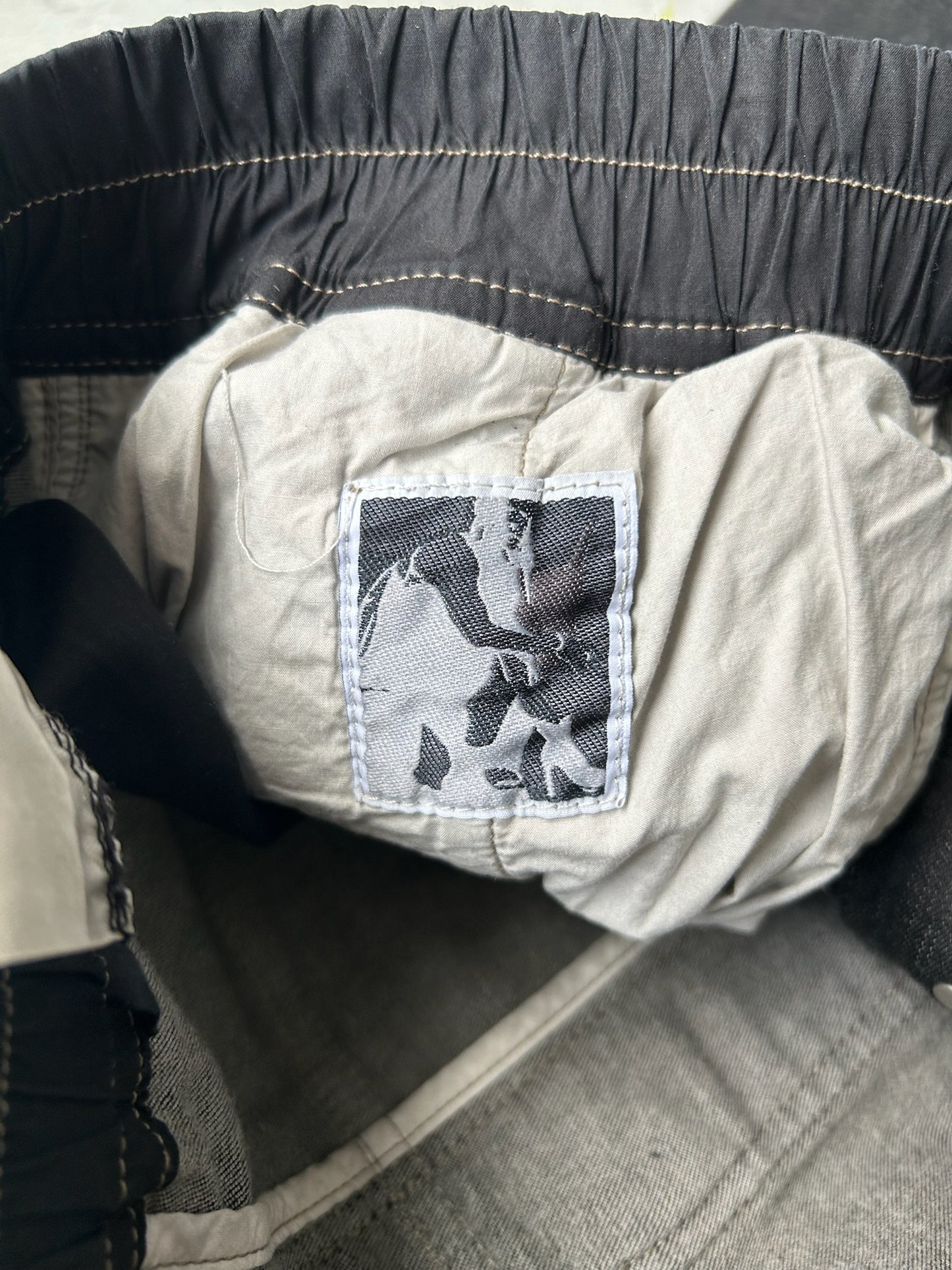 Rick Owens DRKSHDW Heavy Wax Bauhaus Cargo 3/4 Pants (M