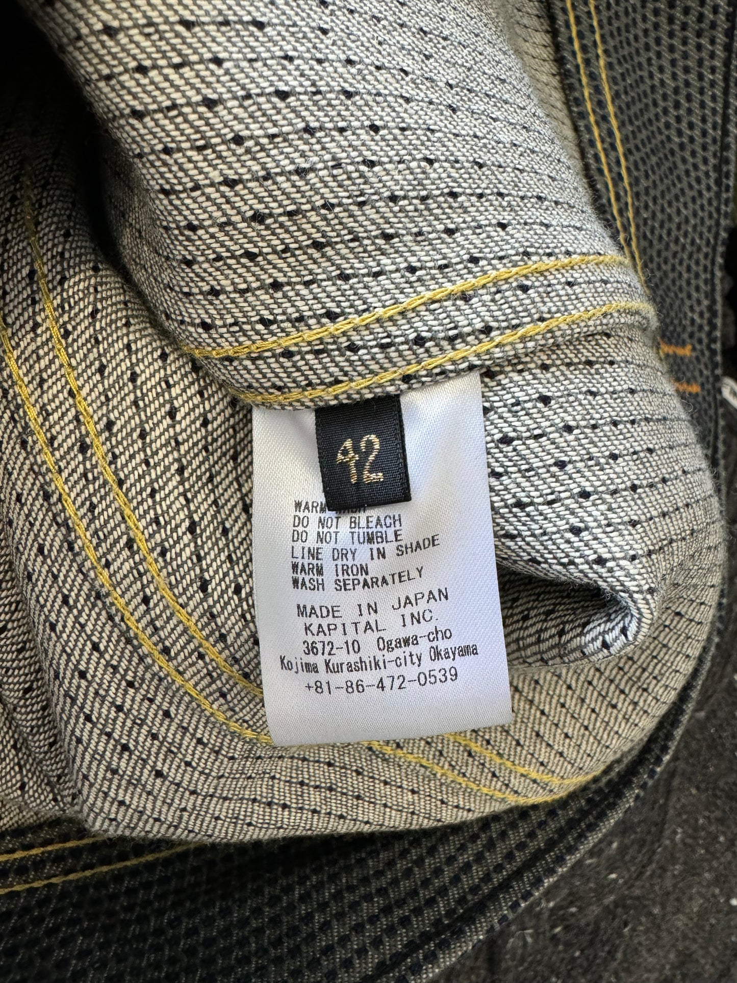 Kapital Century Denim No. 7+S Westerner Jacket (M)