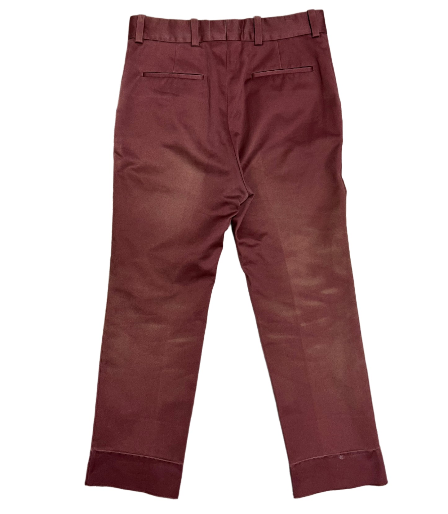 Balenciaga Paris Maroon Trousers (S)