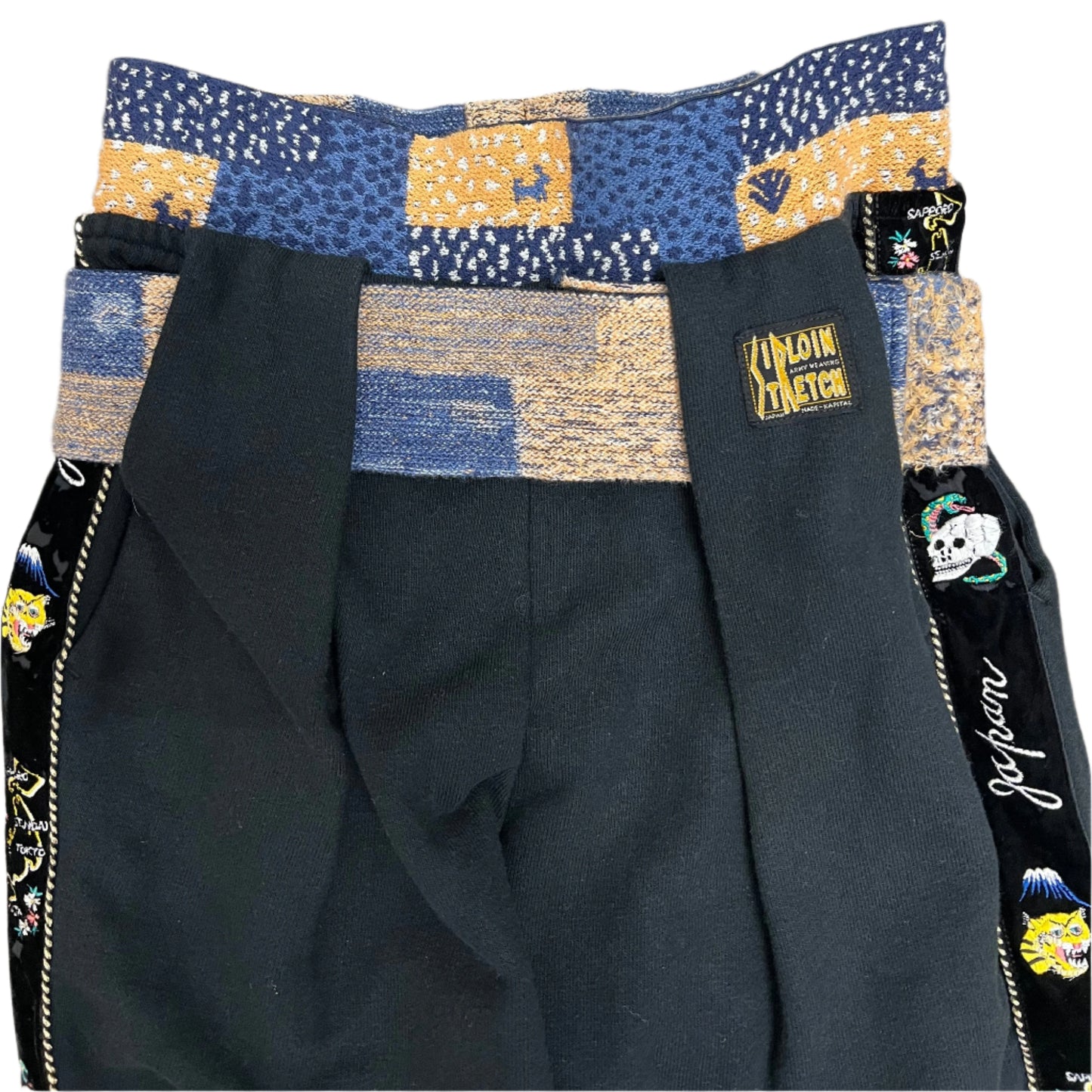 Kapital Kountry Embroidered Trim Shimokita GoGo Sweatpants (29)