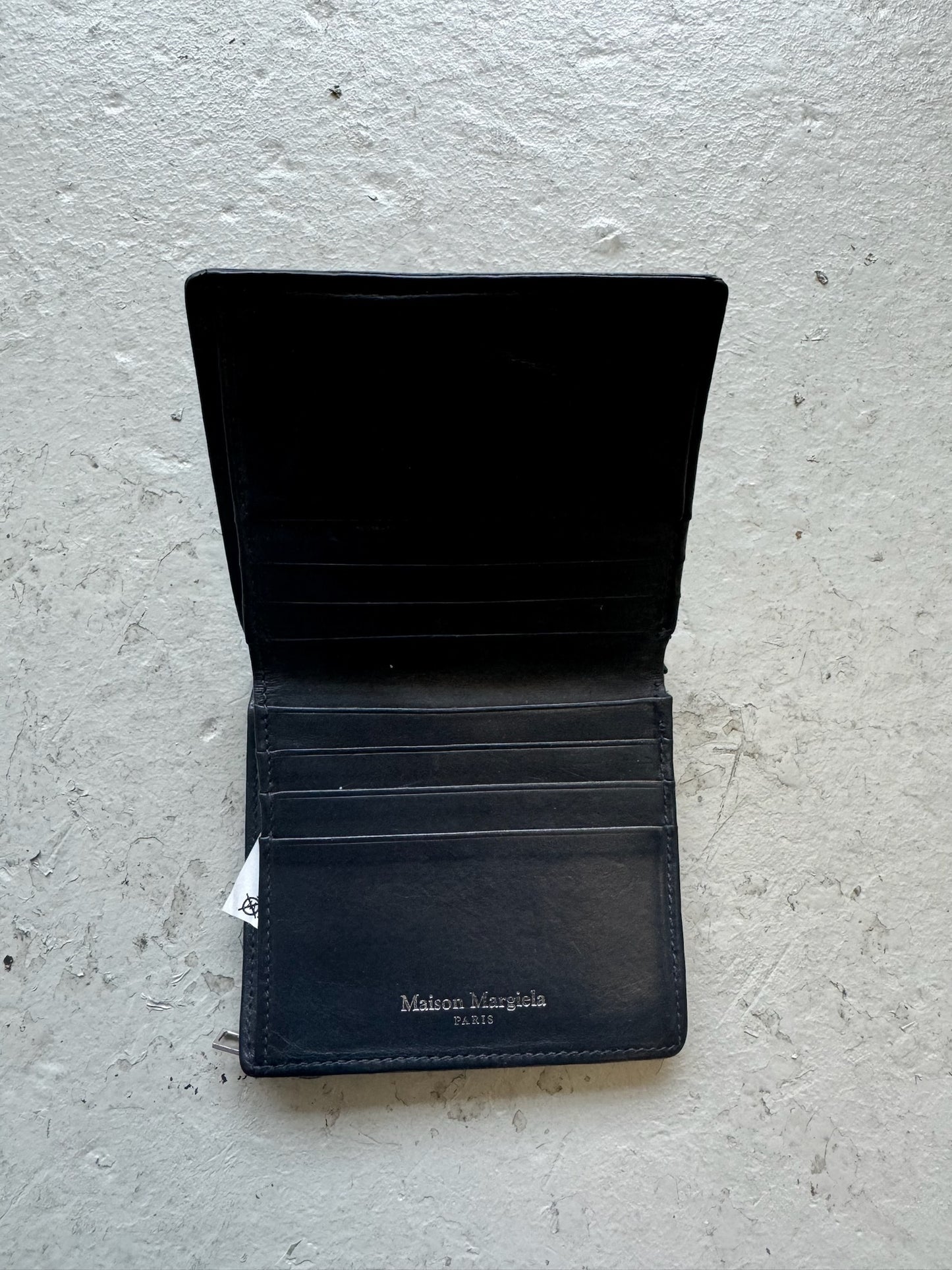 Maison Margiela Navy Tri Fold Wallet (OS)