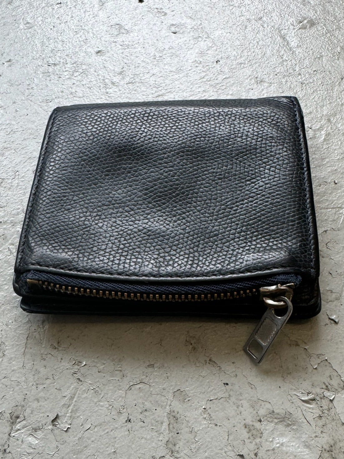 Maison Margiela Navy Tri Fold Wallet (OS)