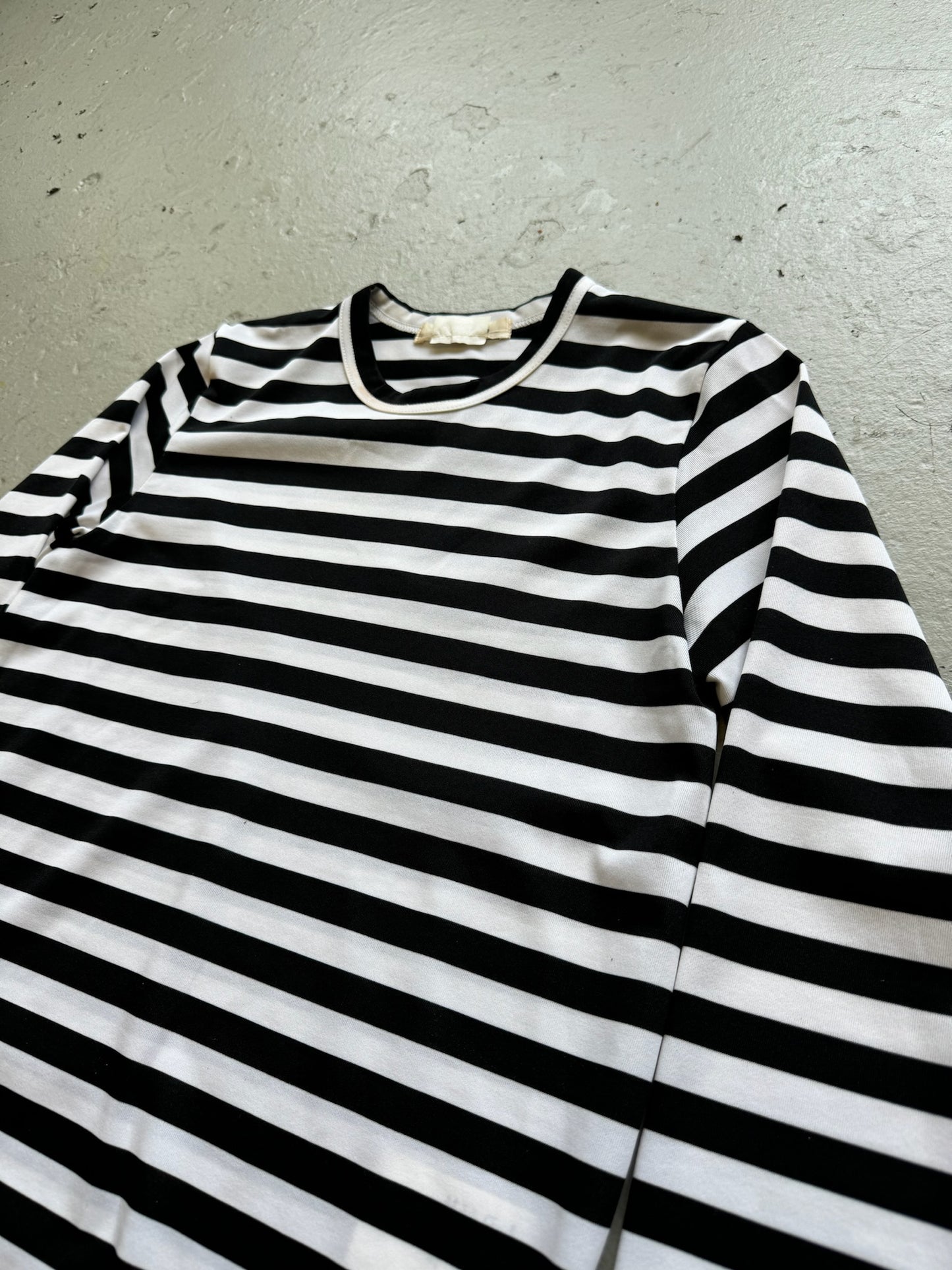 Comme Des Garcons 2022 Black & White Stripe Long Sleeve (S)