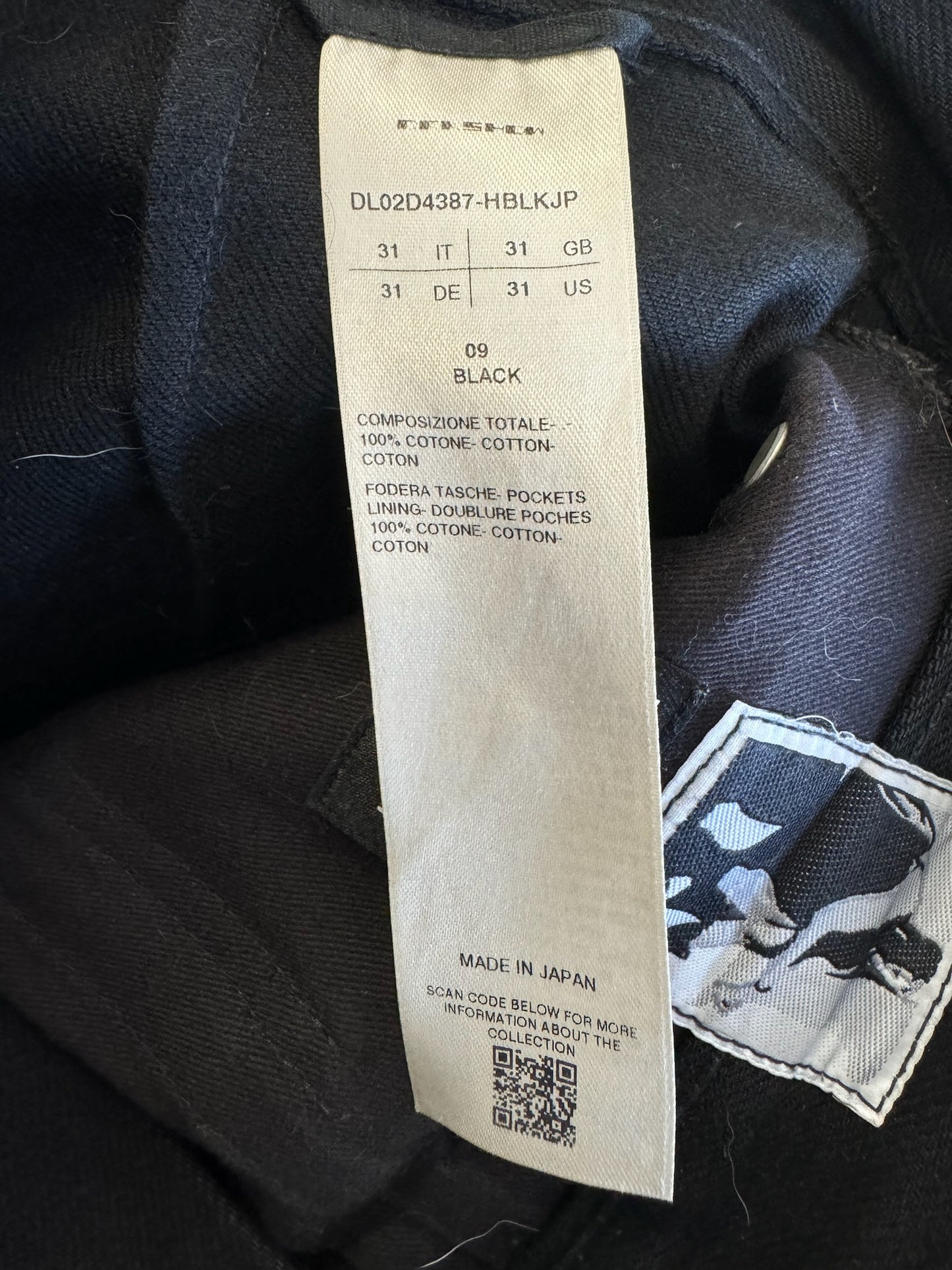 Rick Owens DRKSHDW Double Black Knee Geth Cut (31)