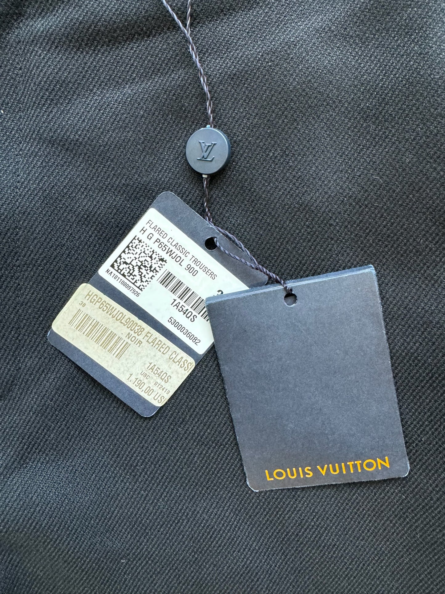 Louis Vuitton Plain Rainbow Flared Classic Trousers (38)