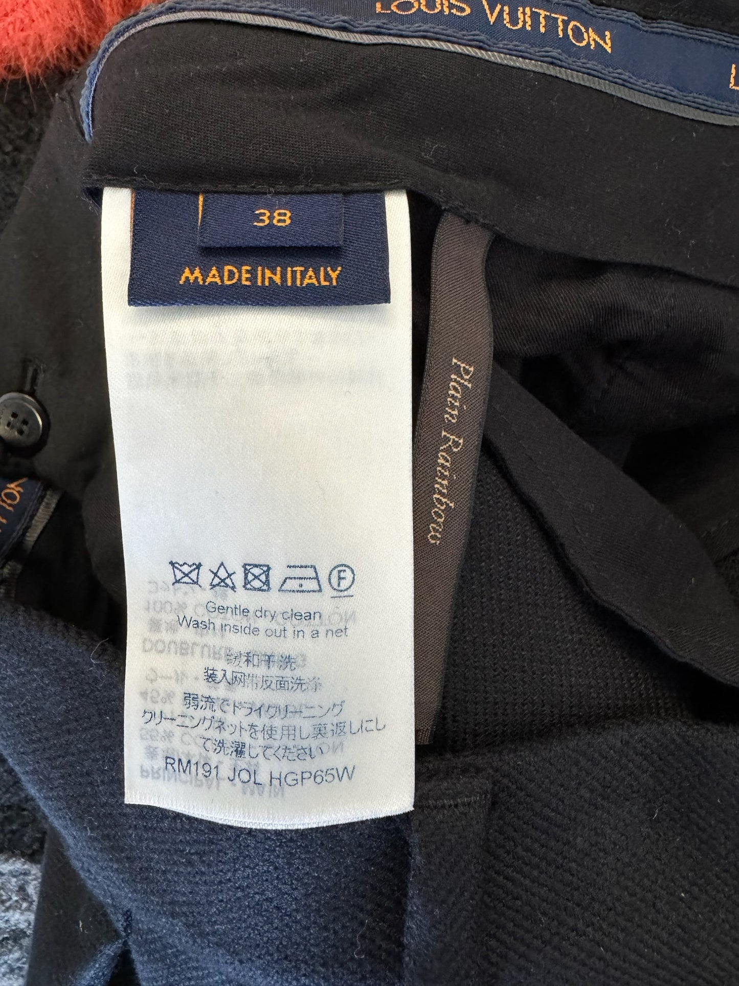Louis Vuitton Plain Rainbow Flared Classic Trousers (38)