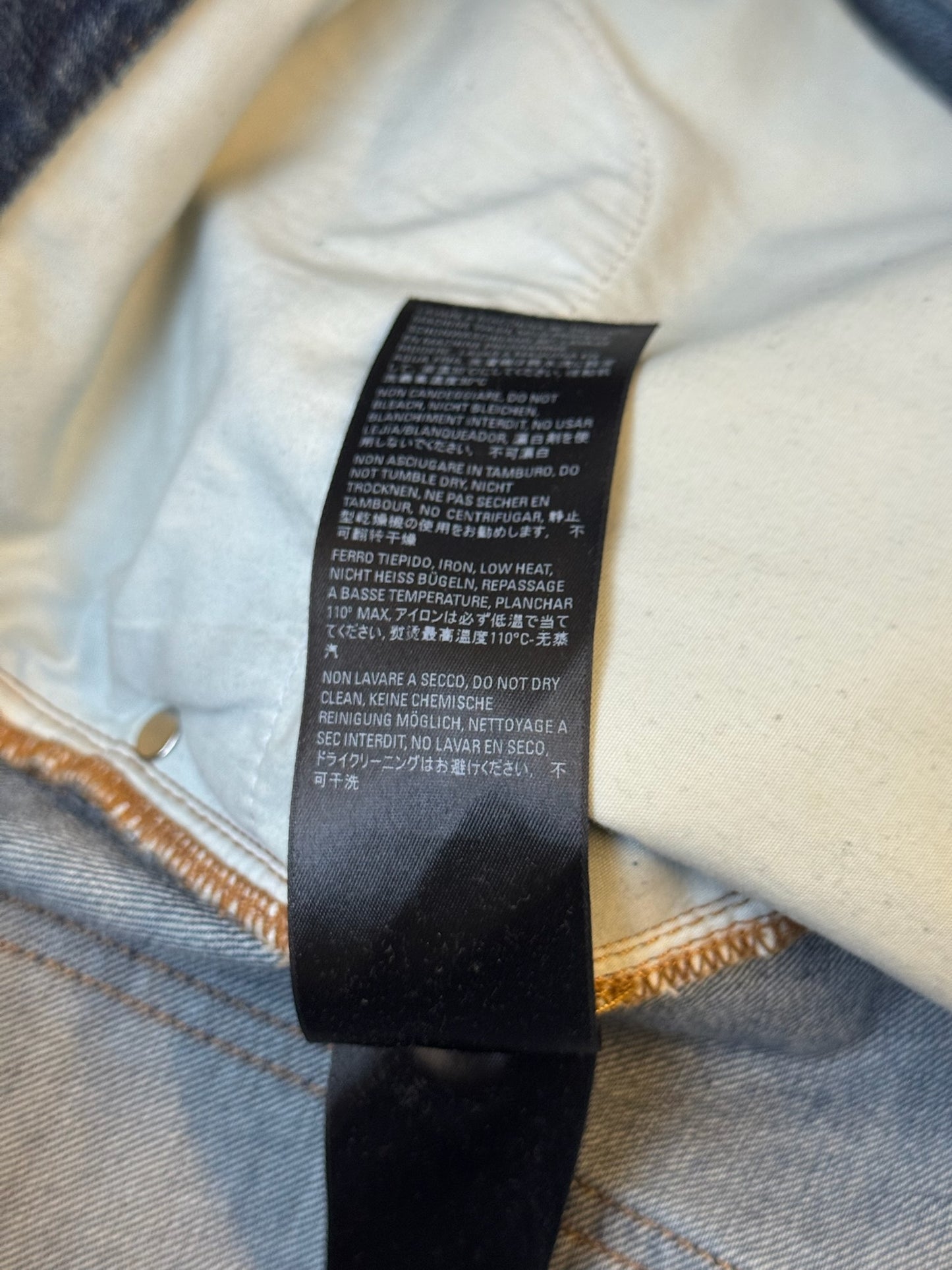 Balenciaga Unifit Blue Wash Denim (L)