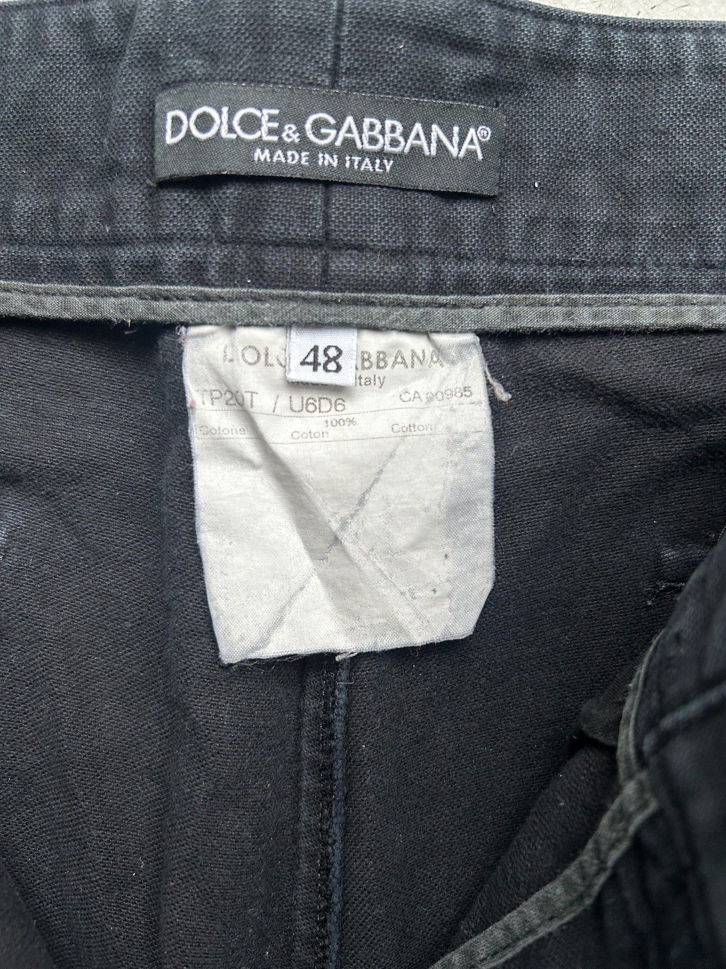 Dolce & Gabbana Navy Side Pants (48)