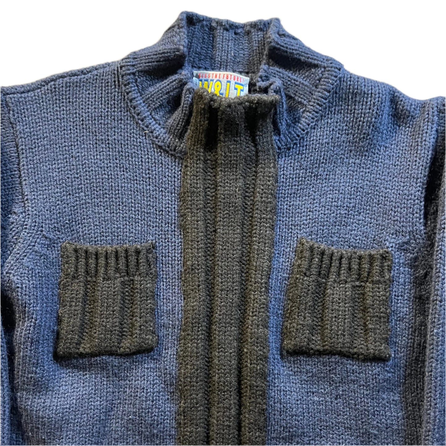 Walter Van Beirendonck W< Knitted Face Sweater (M)
