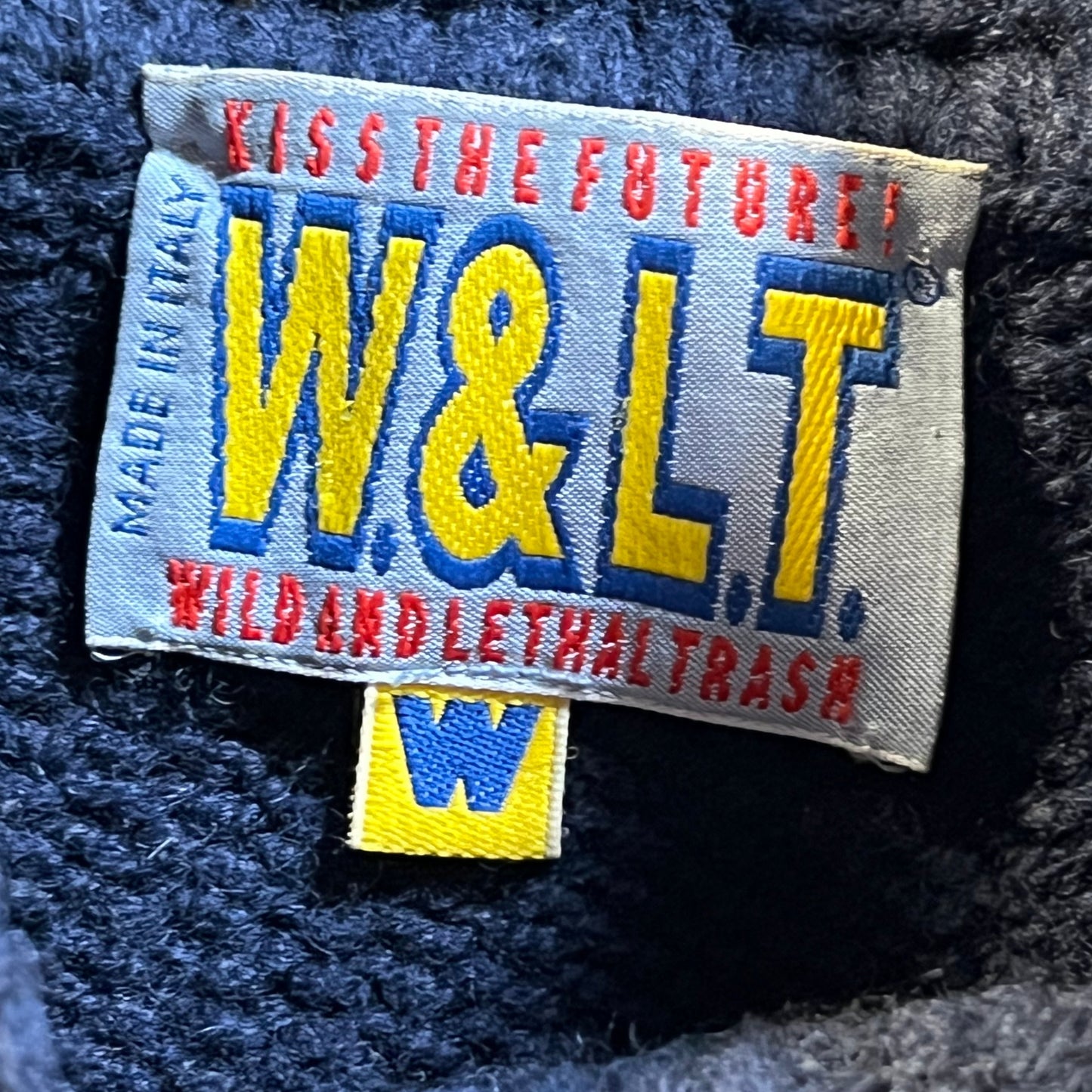Walter Van Beirendonck W< Knitted Face Sweater (M)