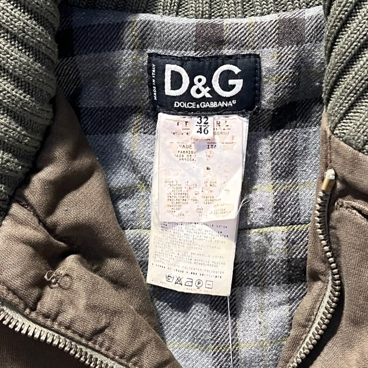 Dolce Gabbana Military Green Jacket (M)