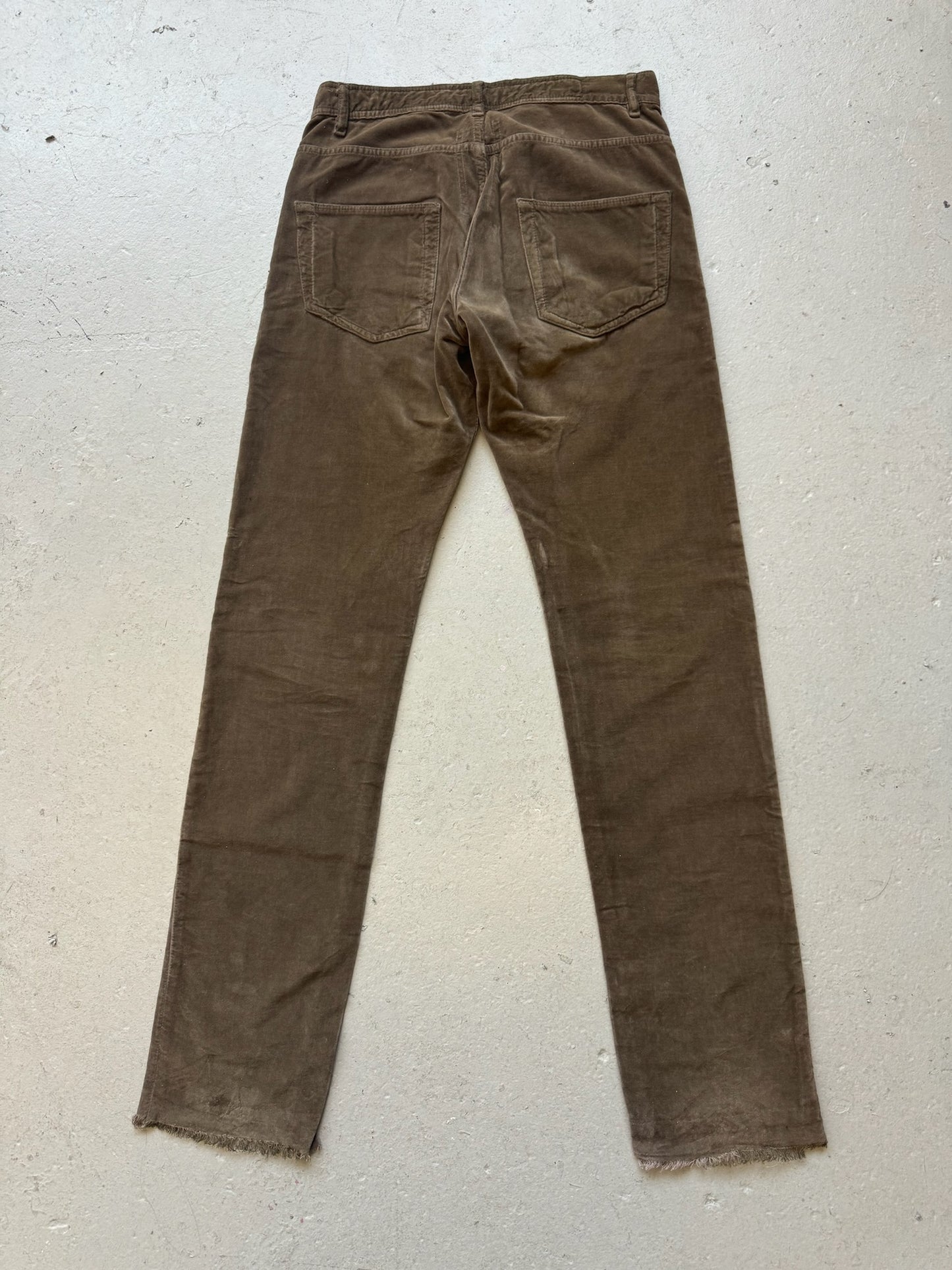 Rick Owens Drkshdw Dust Velvet Detroit Pants (31)