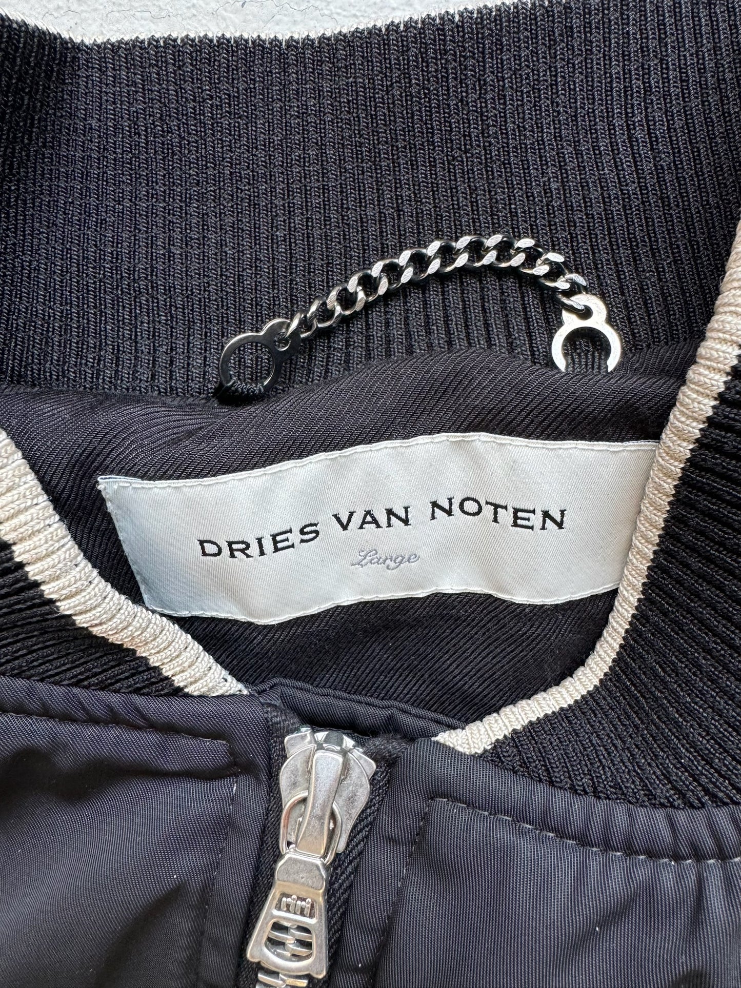 Dries Van Noten Black Back Zip (L)