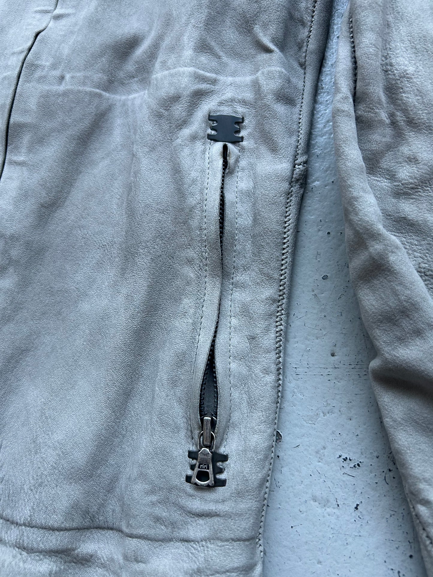 Isaac Sellam Stretch Lambskin Staple Jacket (36)