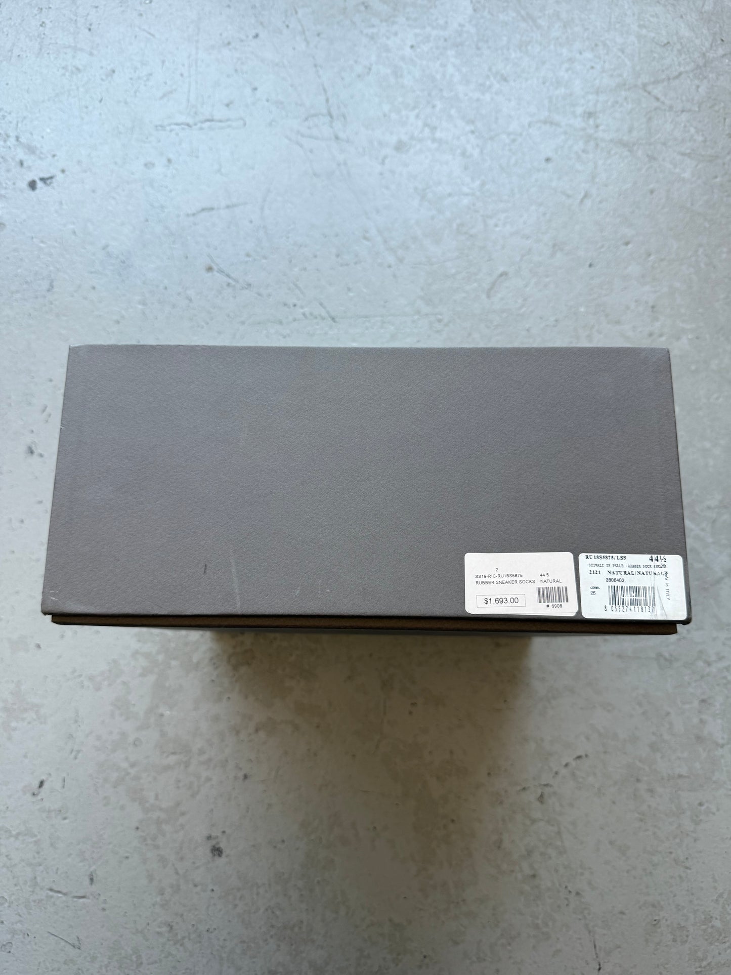 Rick Owens Suede Sock Sneakers (44.5)