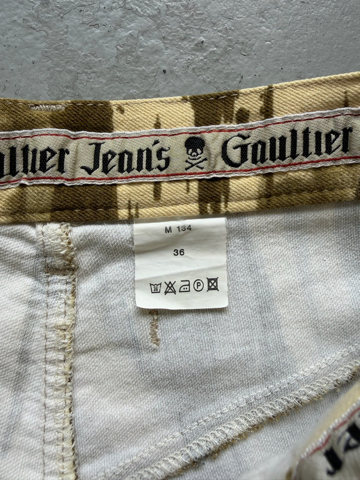 Jean Paul Gaultier AW98 Vampire Blood Drip Denim (36)