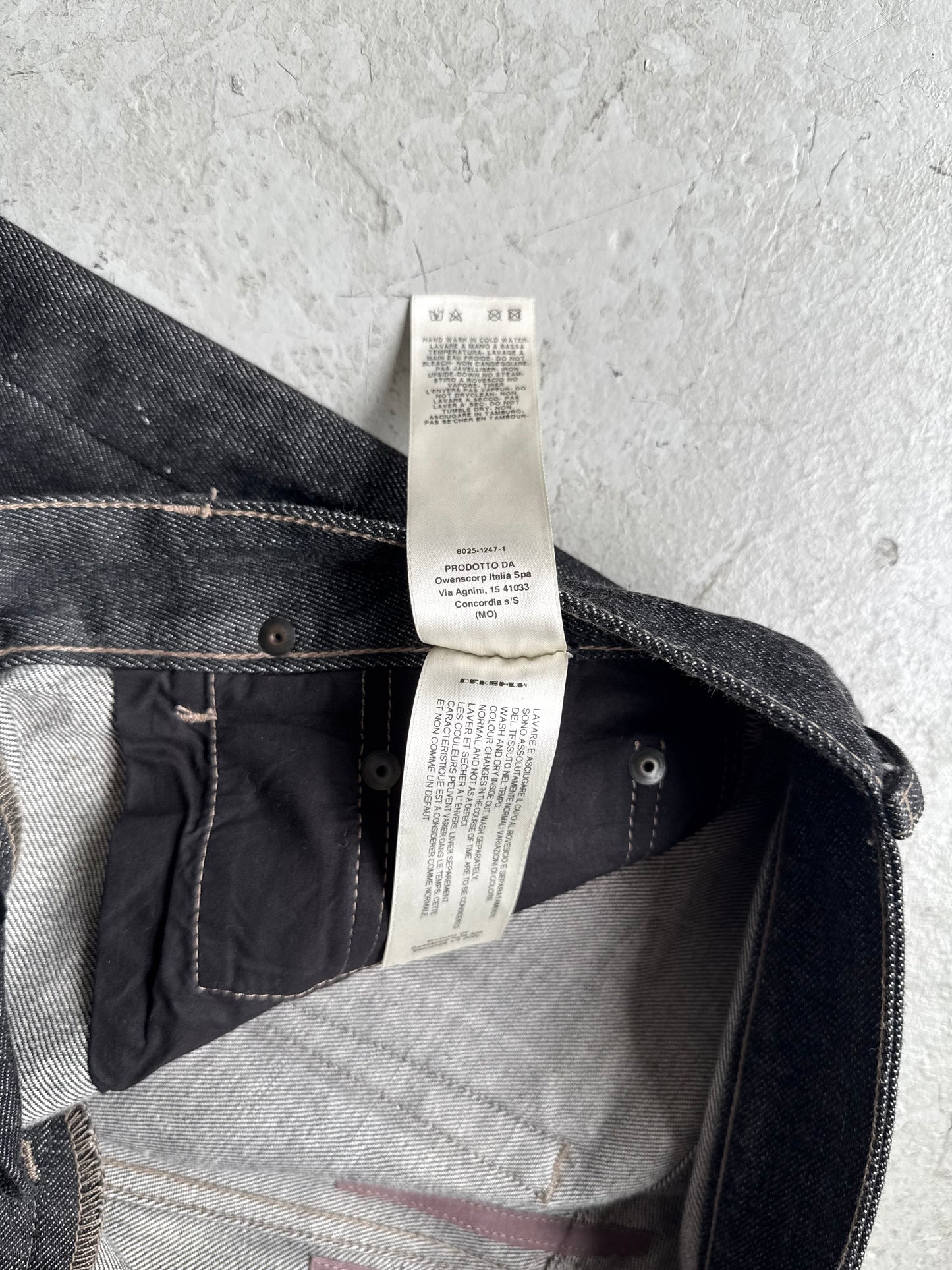 Rick Owens DRKSHDW Torrence Cropped Cut Denim (31)