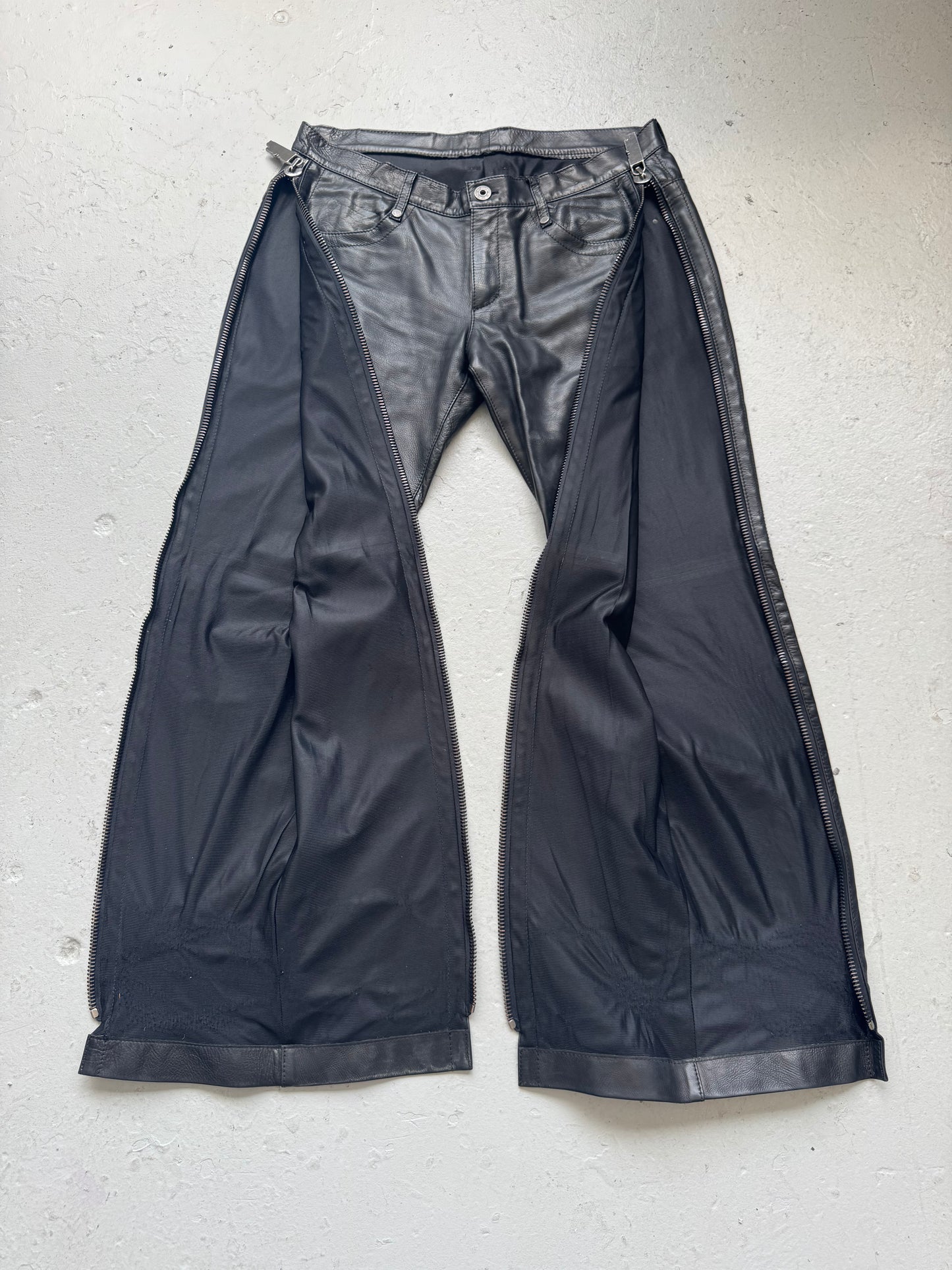 Dirk Bikkembergs Sport Couture Leather Pants (36)