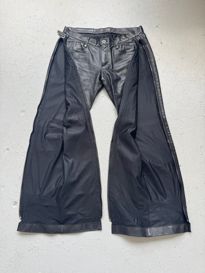 Dirk Bikkembergs Sport Couture Leather Pants (36)
