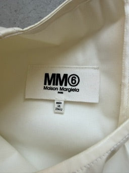 Maison Margiela MM6 Waxy White Short Sleeve (36)