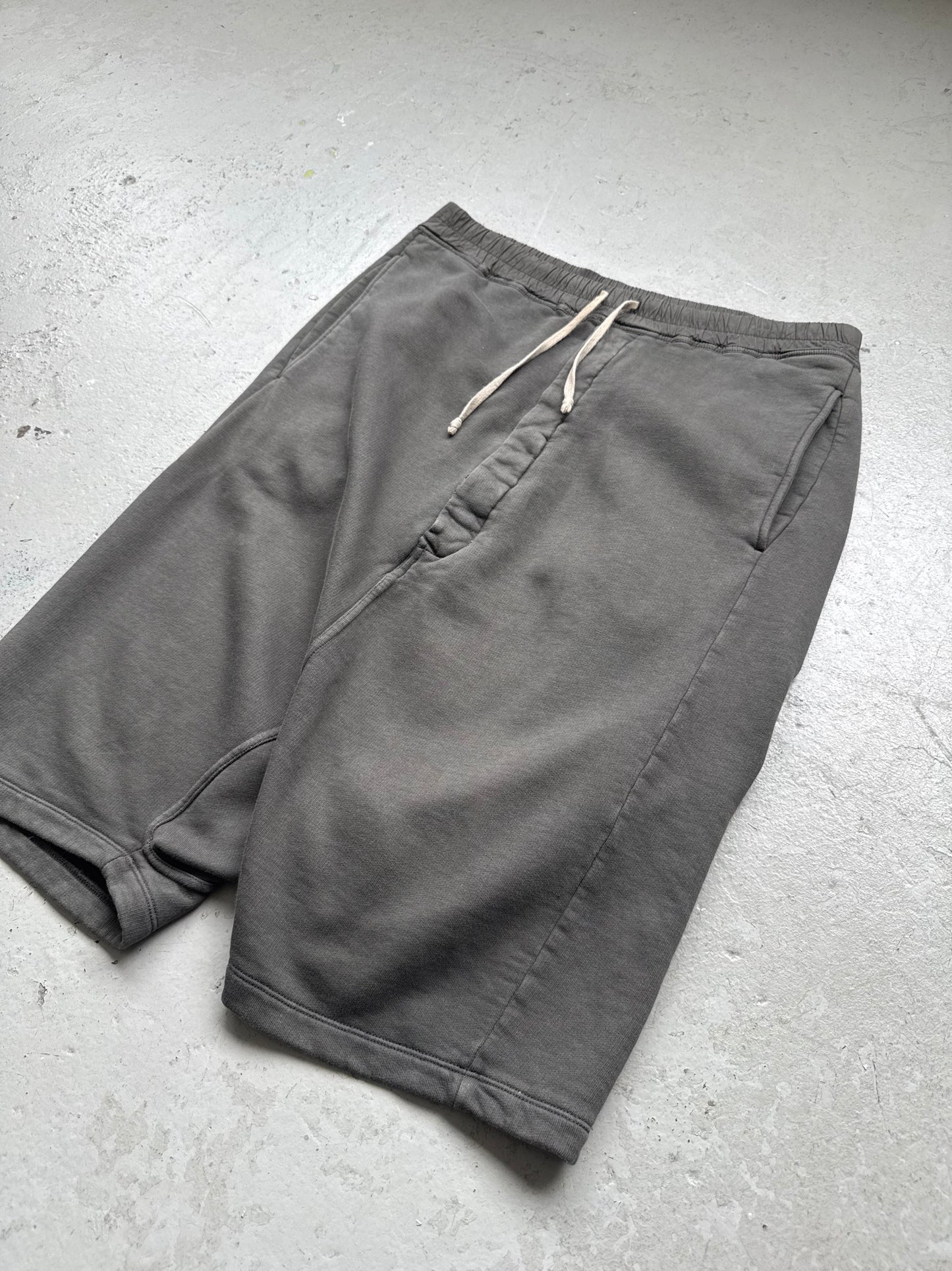 Rick Owens DRKSHDW FW14 Dark Dust Cotton Pod Shorts (S)