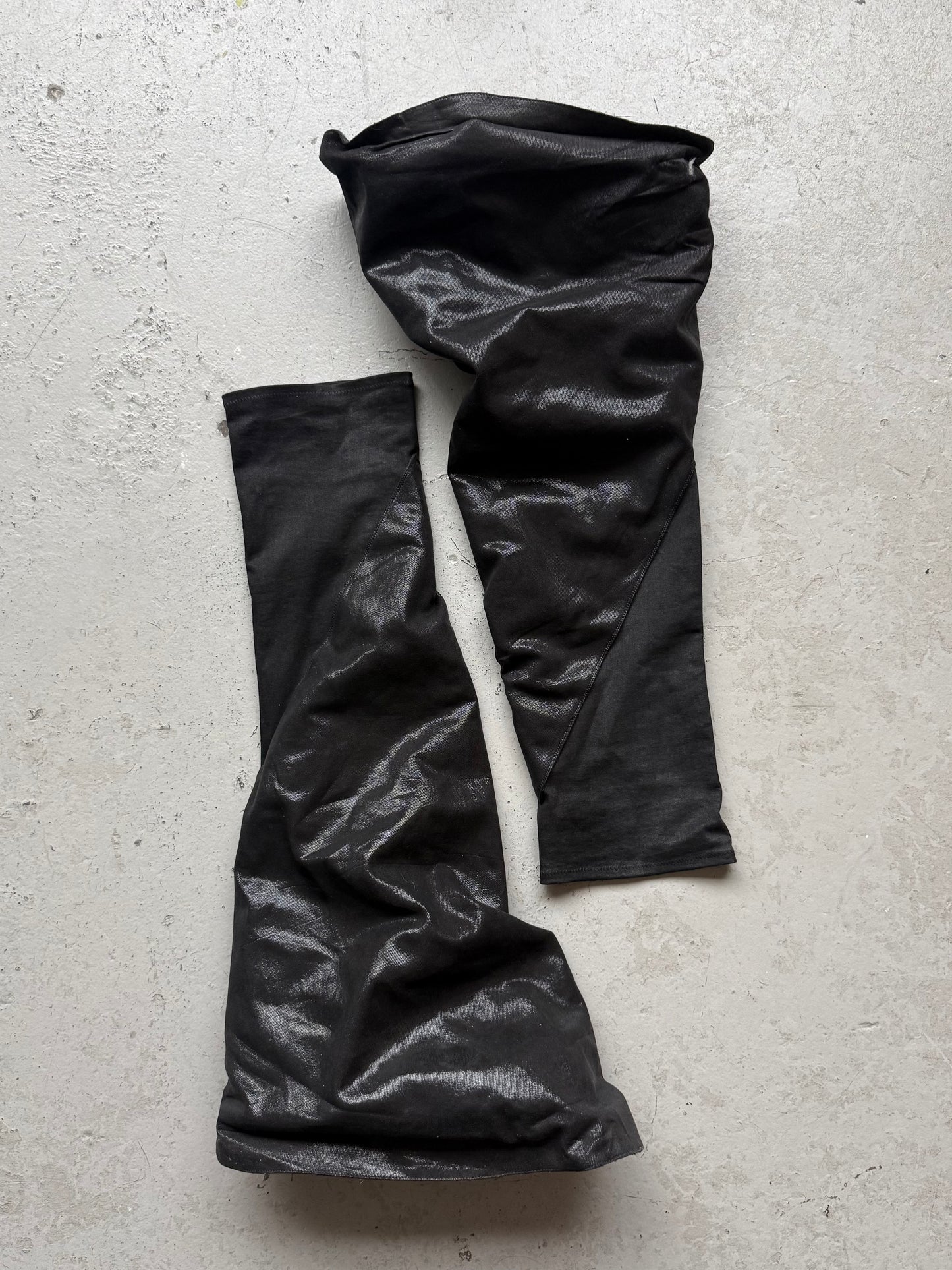 Rick Owens DRKSHDW LIDO Black Fetish Sneakers (44)