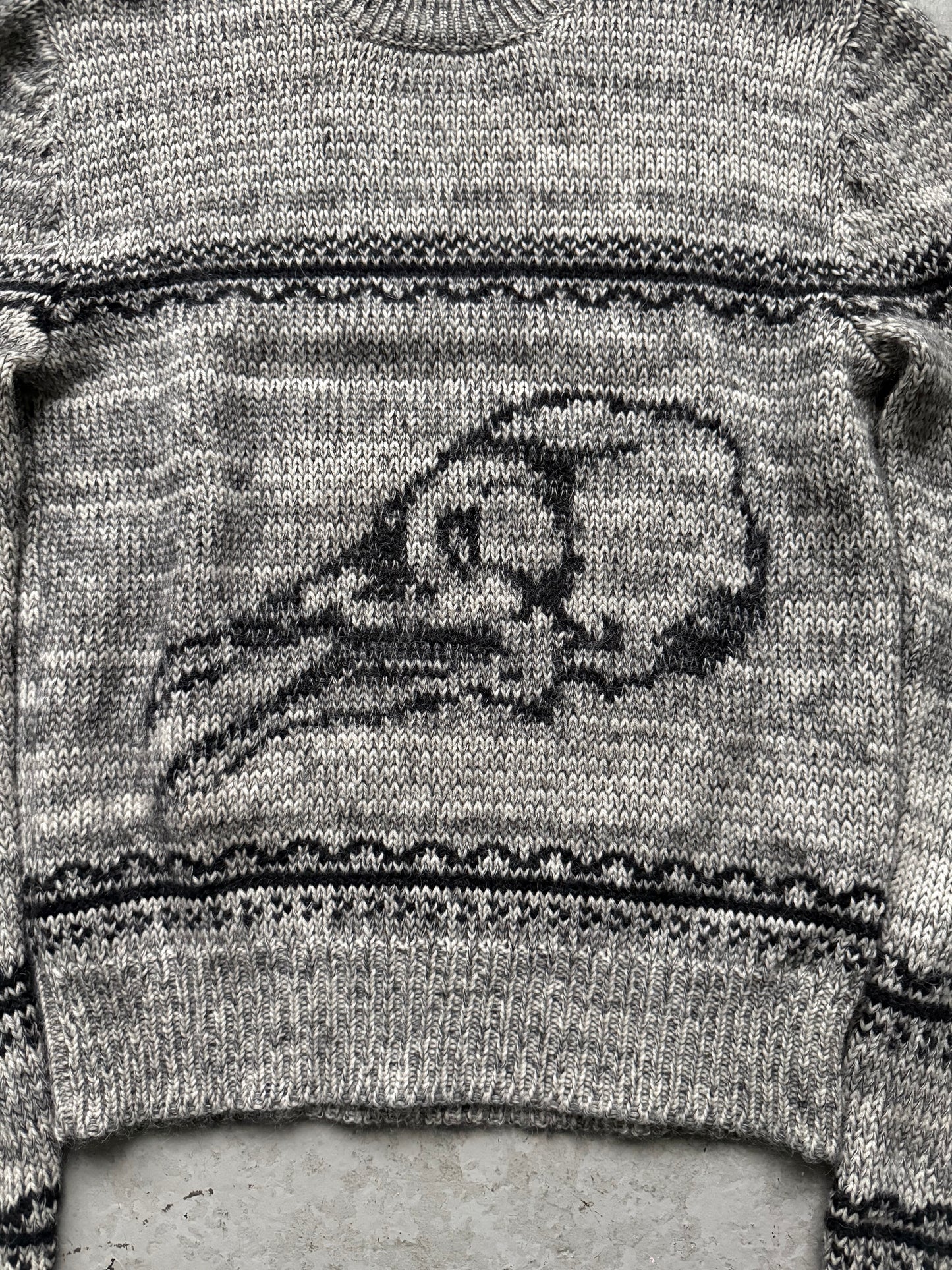 Saint Laurent Paris Knit Bird Sweater (S)