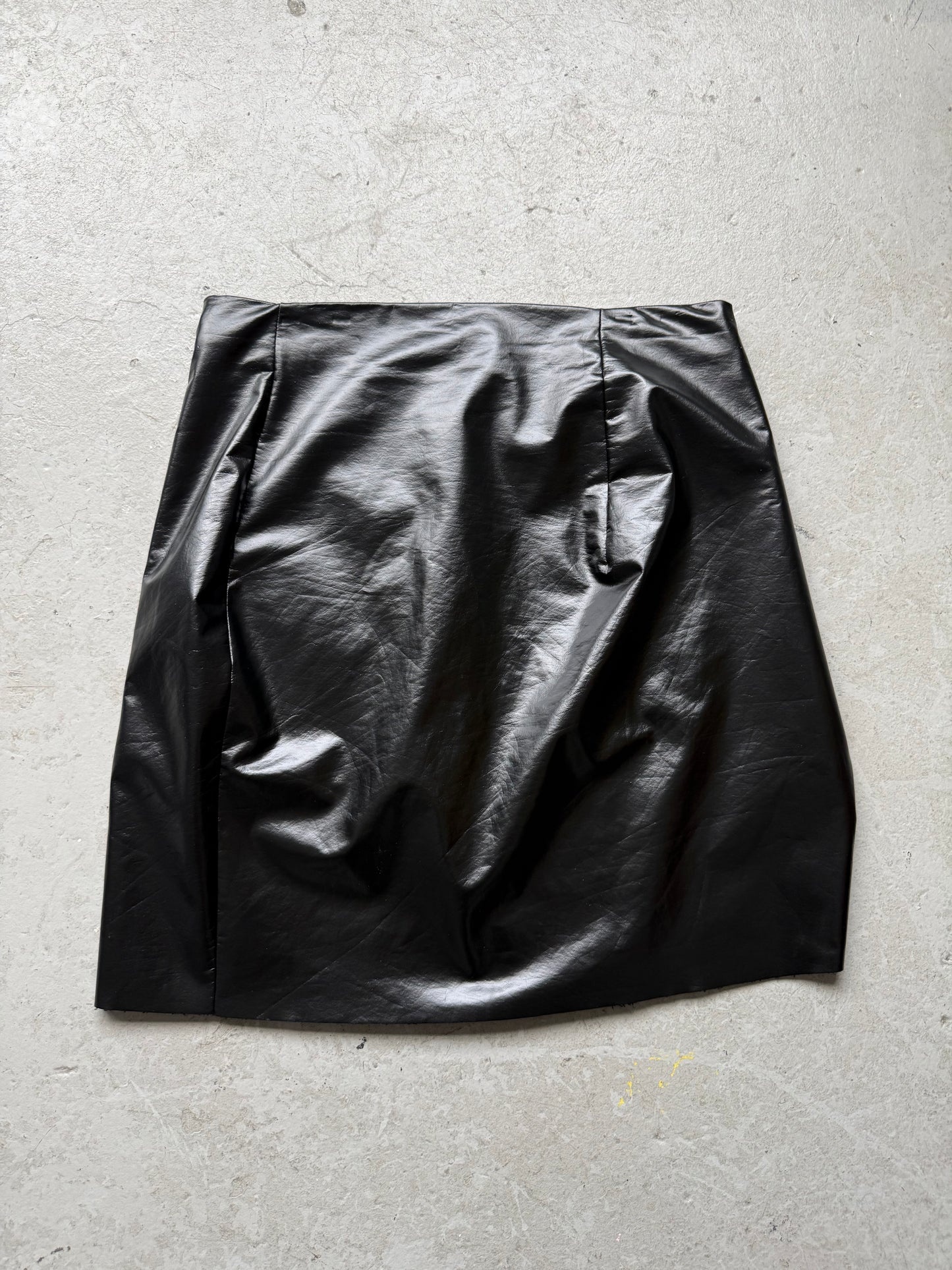 Rick Owens FW22 STROBE Cotton Polyurethane Wrap Skirt (52)