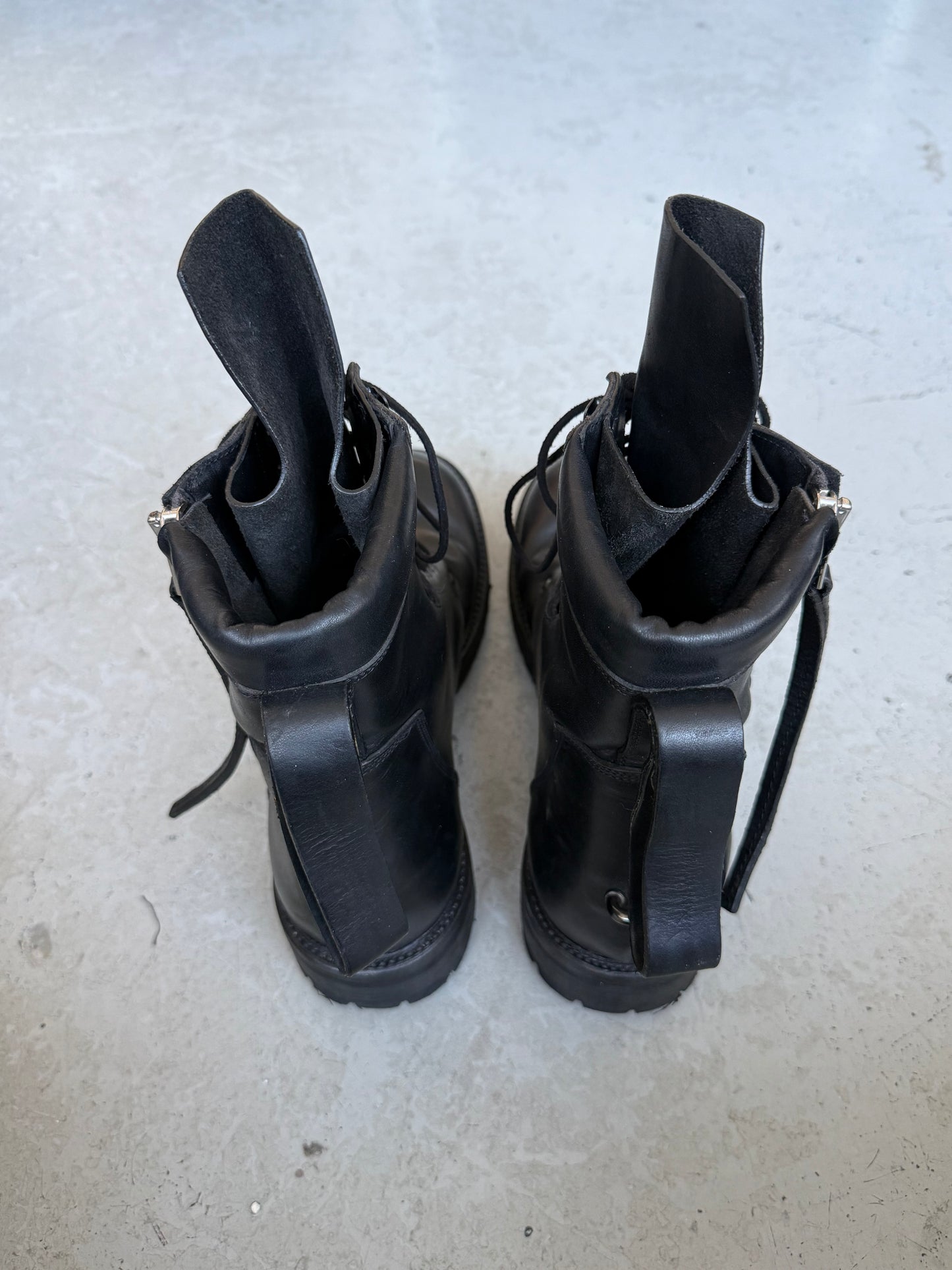Rick Owens SS16 Cyclops Goodyear Combat Boots (45.5)