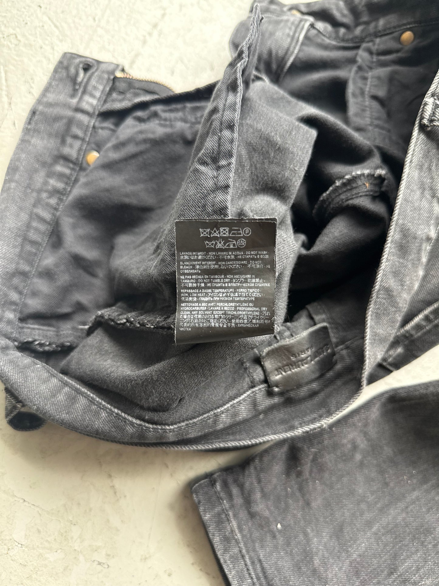 Saint Laurent Paris D02 Black Denim (28)