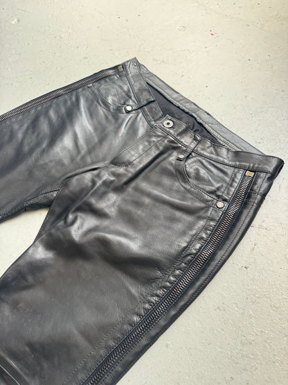 Dirk Bikkembergs Sport Couture Leather Pants (36)