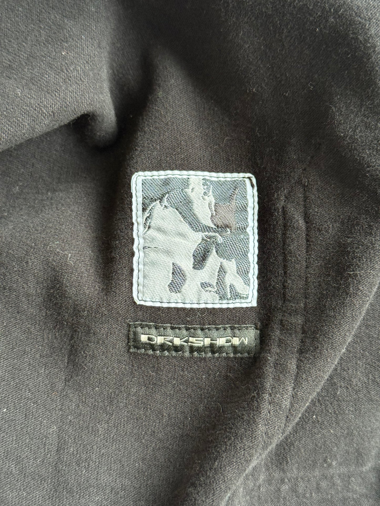 Rick Owens DRKSHDW FW20 Black Gimp Hoodie (M)