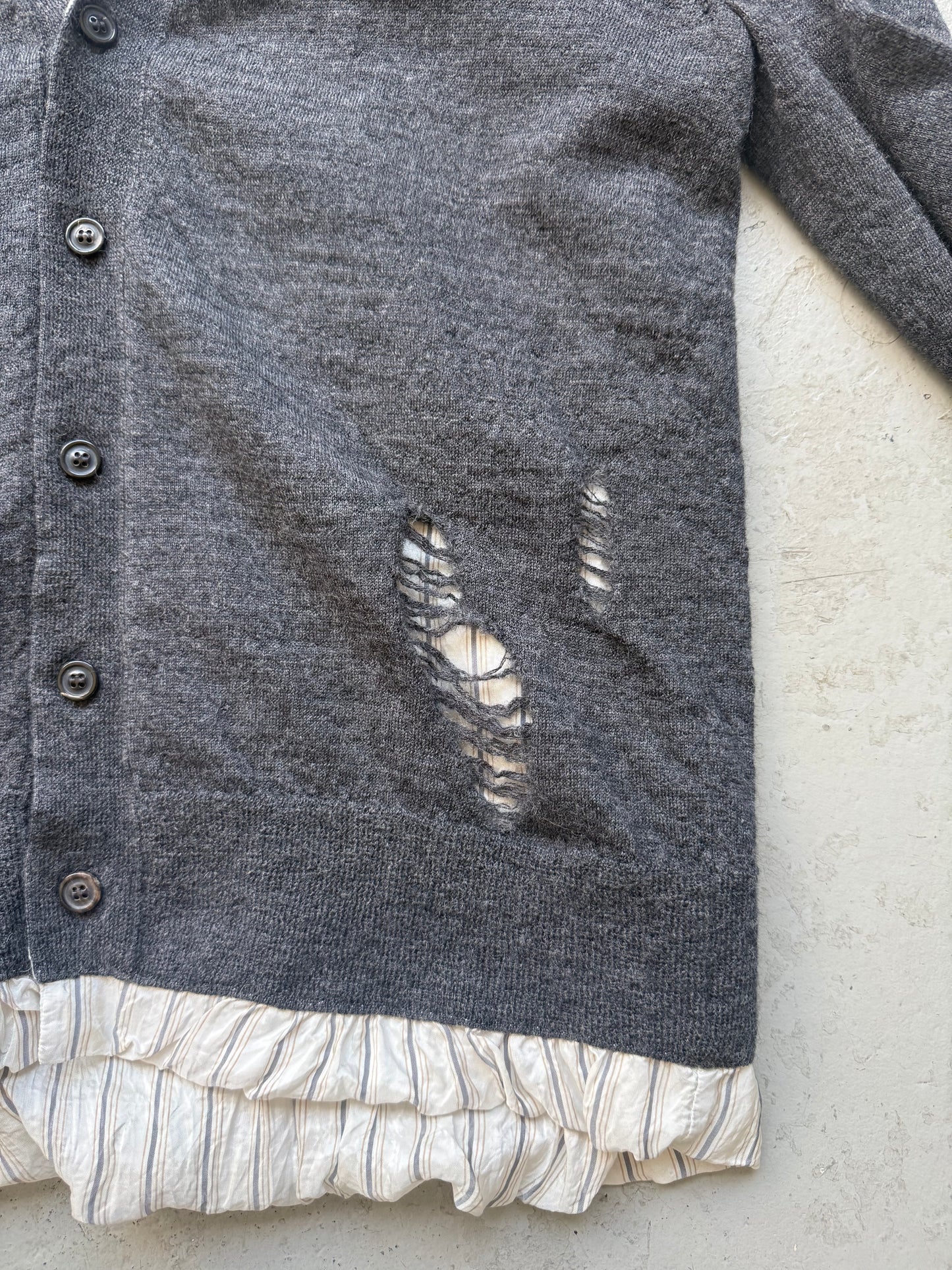 Maison Margiela Distressed Layer Cardigan (S)