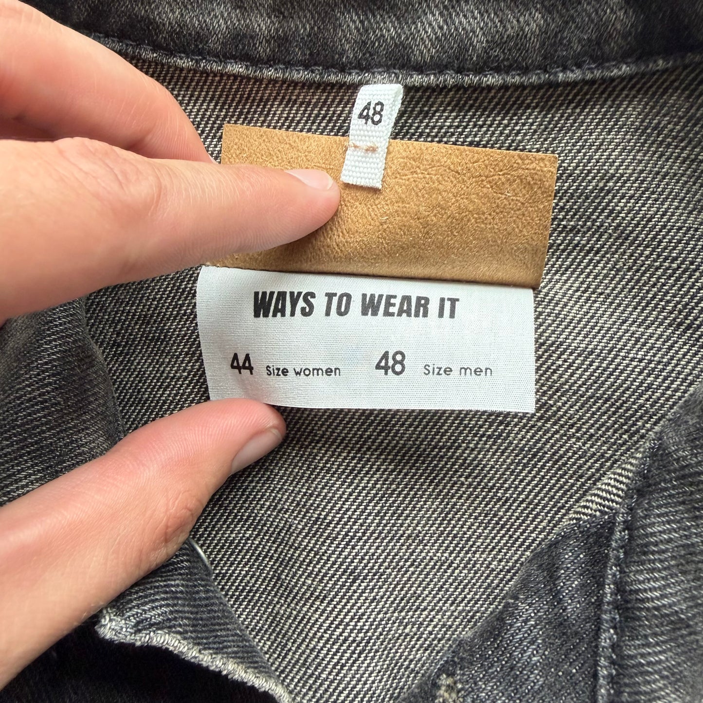 Maison Margiela MM6 Grey Denim Jacket (48)