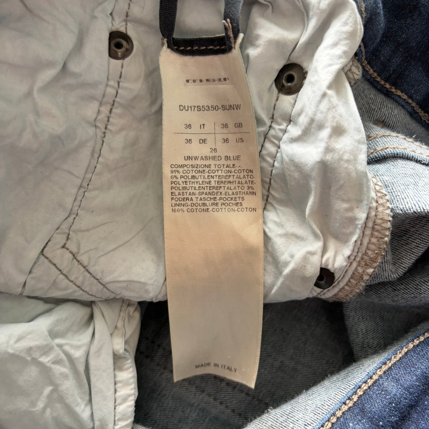 Rick Owens DRKSHDW SS17 Unwashed Blue Detroit Cut Denim (36)