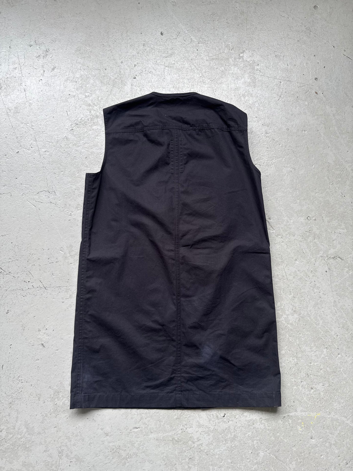 Rick Owens SS14 VICIOUS Sleeveless Assymetrical Zip Jacket (M)