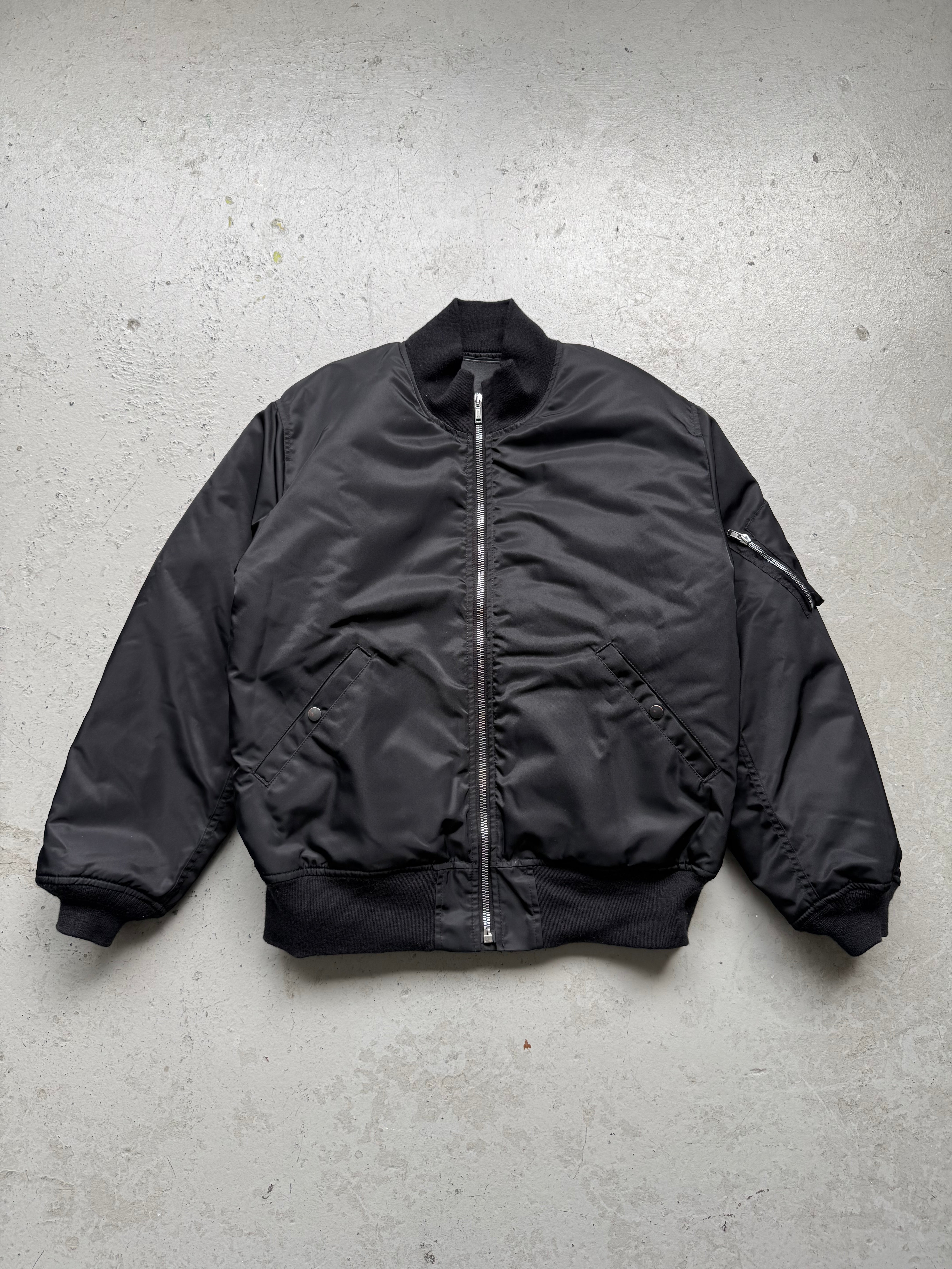 Rick Owens DRKSHDW FW25 Black Tankers Bomber Jacket (XXL) – marco sqrd