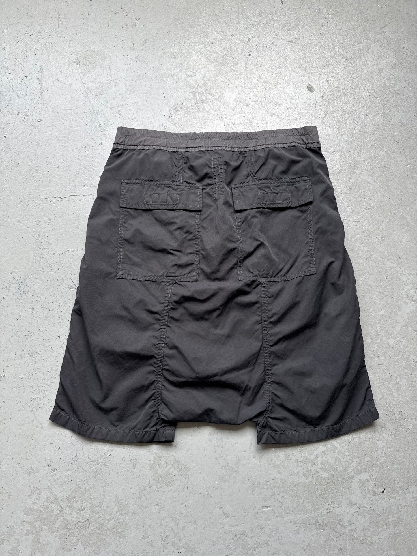 Rick Owens DRKSHDW FW14 Dark Dust Pod Shorts (M)