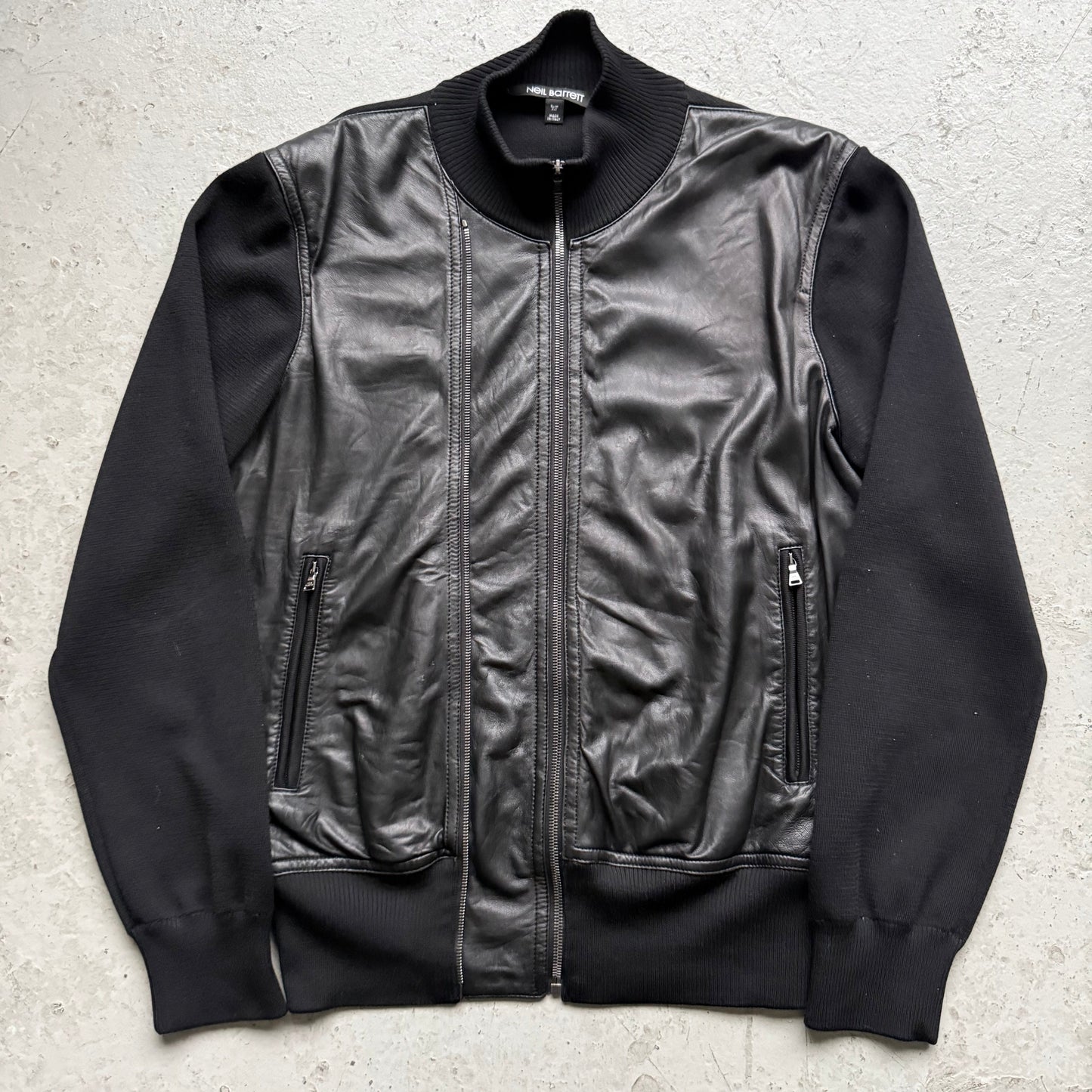 Neil Barrett Black Dual Function Zip Jacket (M)